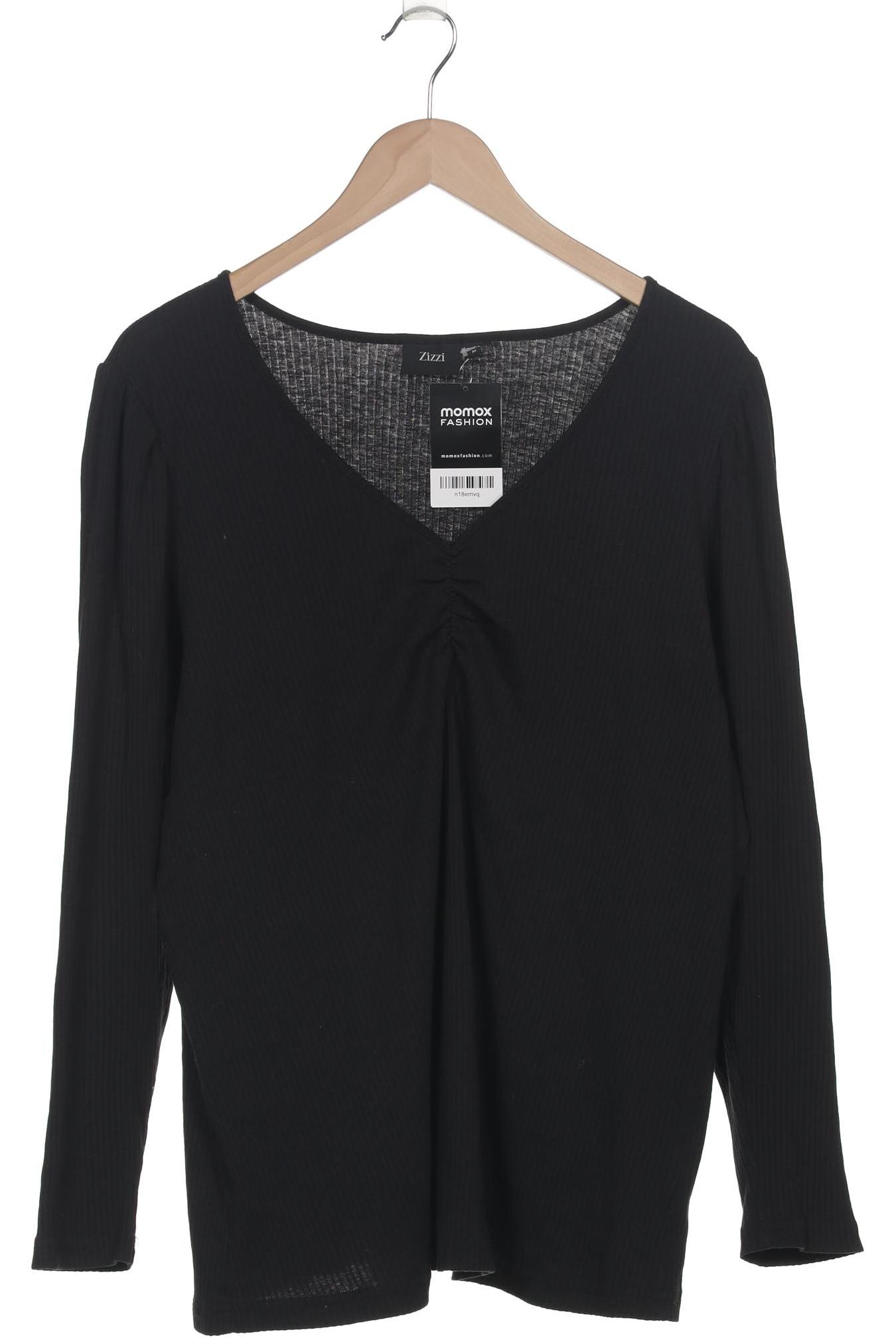

Zizzi Damen Langarmshirt, schwarz, Gr. 38
