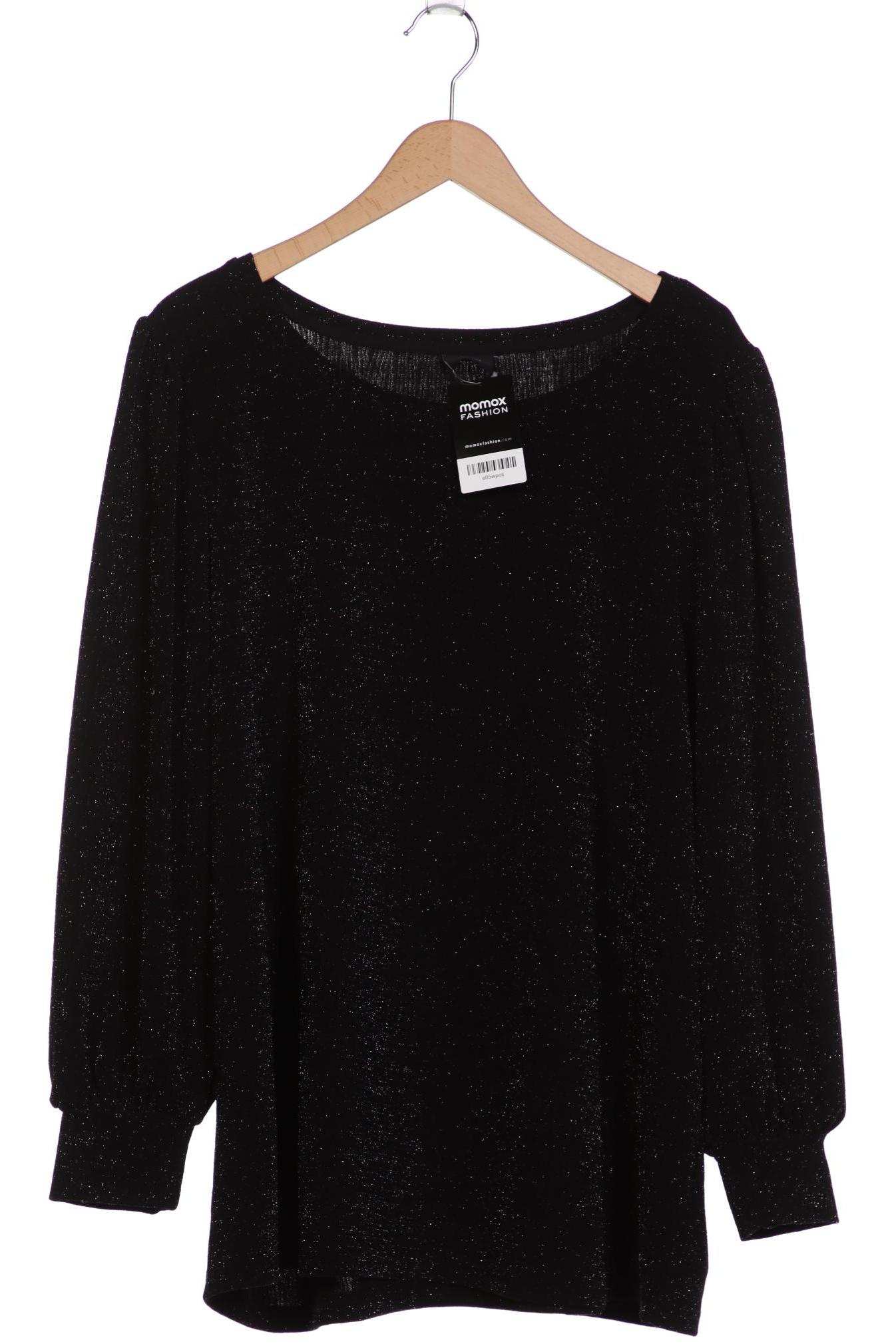 

Zizzi Damen Langarmshirt, schwarz, Gr. 46