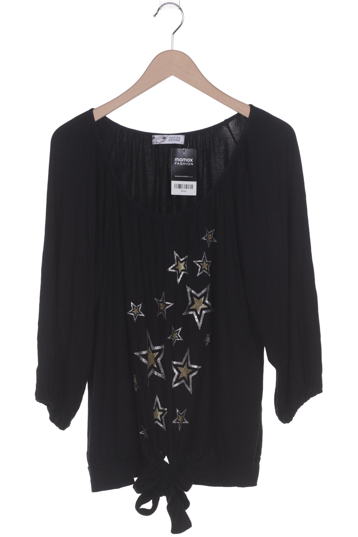 

Zizzi Damen Langarmshirt, schwarz, Gr. 36