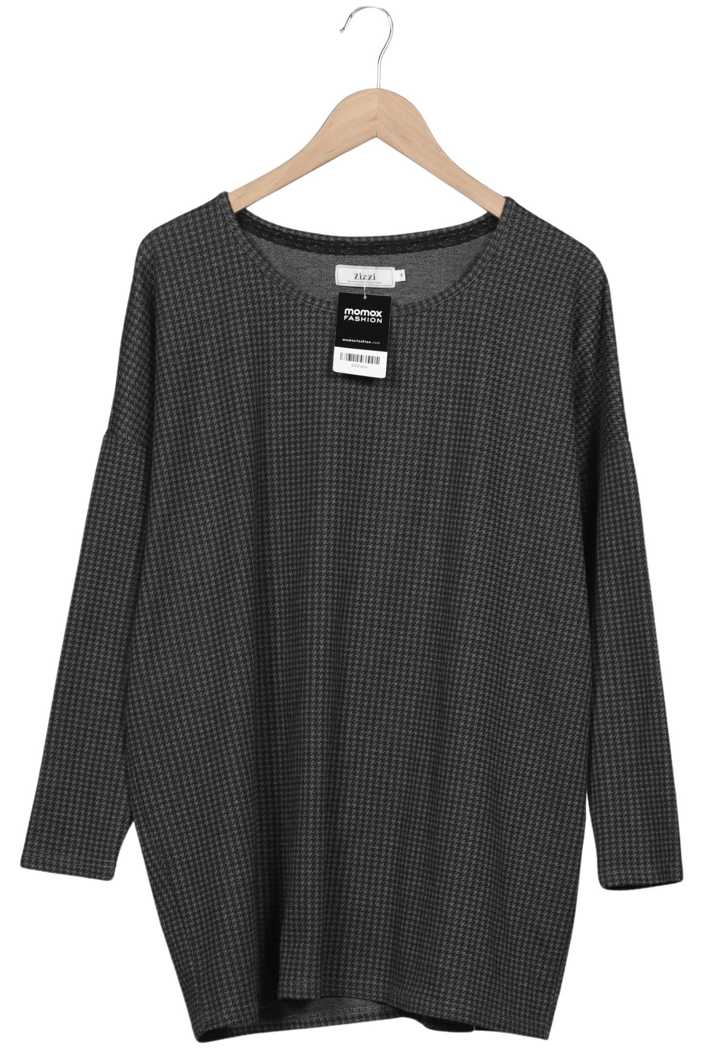 

Zizzi Damen Langarmshirt, grau, Gr. 38