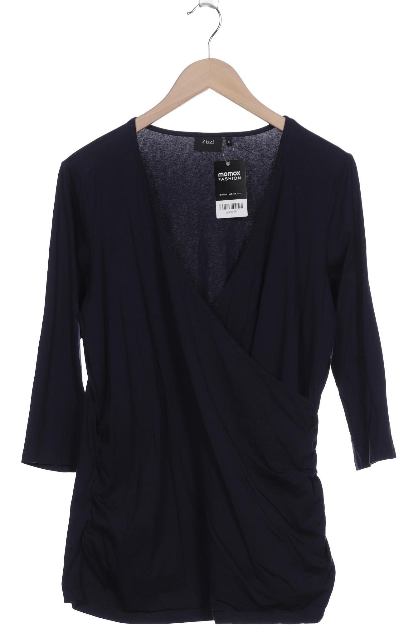 

Zizzi Damen Langarmshirt, marineblau, Gr. 36