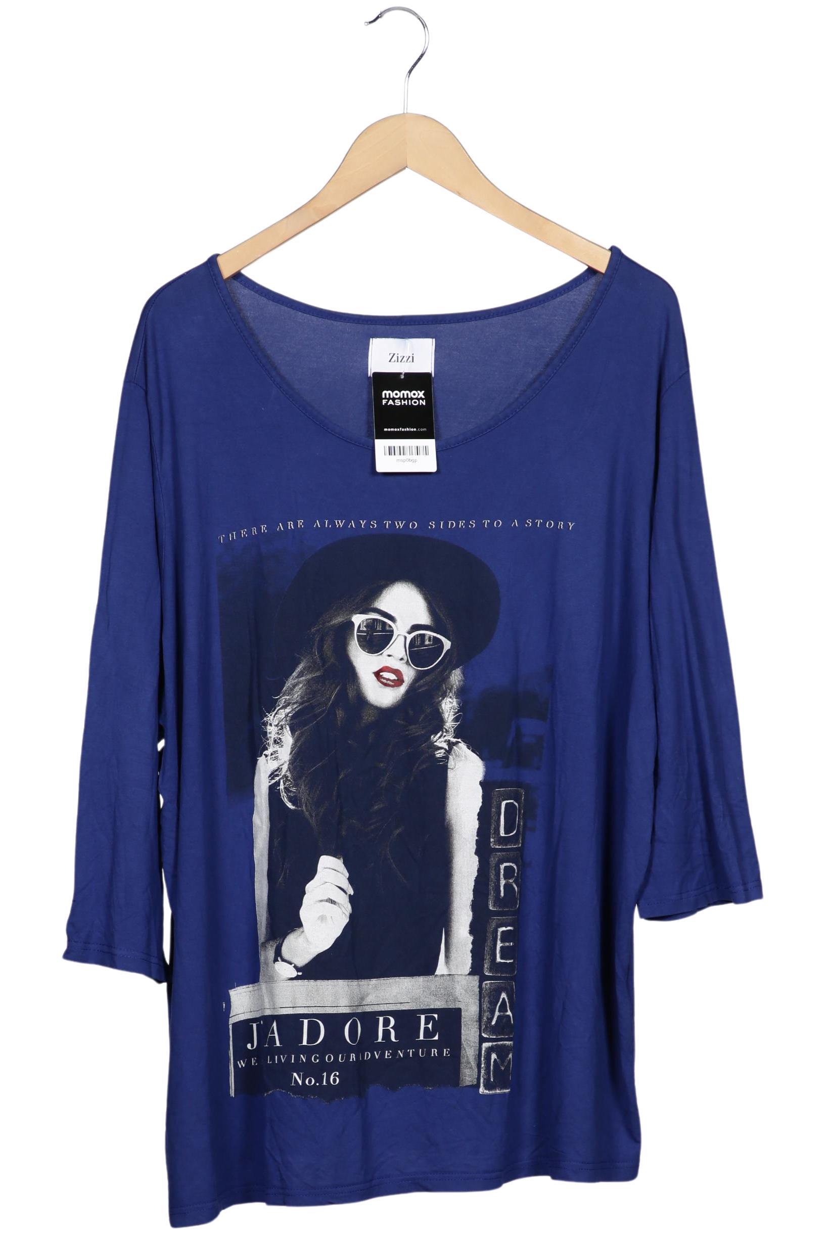 

Zizzi Damen Langarmshirt, marineblau, Gr. 48