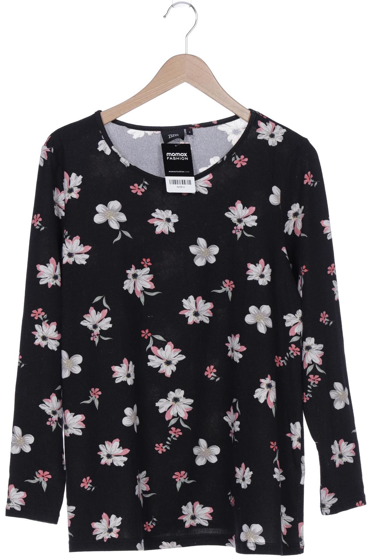 

Zizzi Damen Langarmshirt, schwarz, Gr. 36
