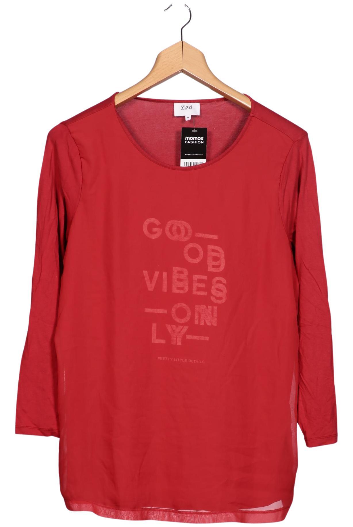 

Zizzi Damen Langarmshirt, rot, Gr. 38