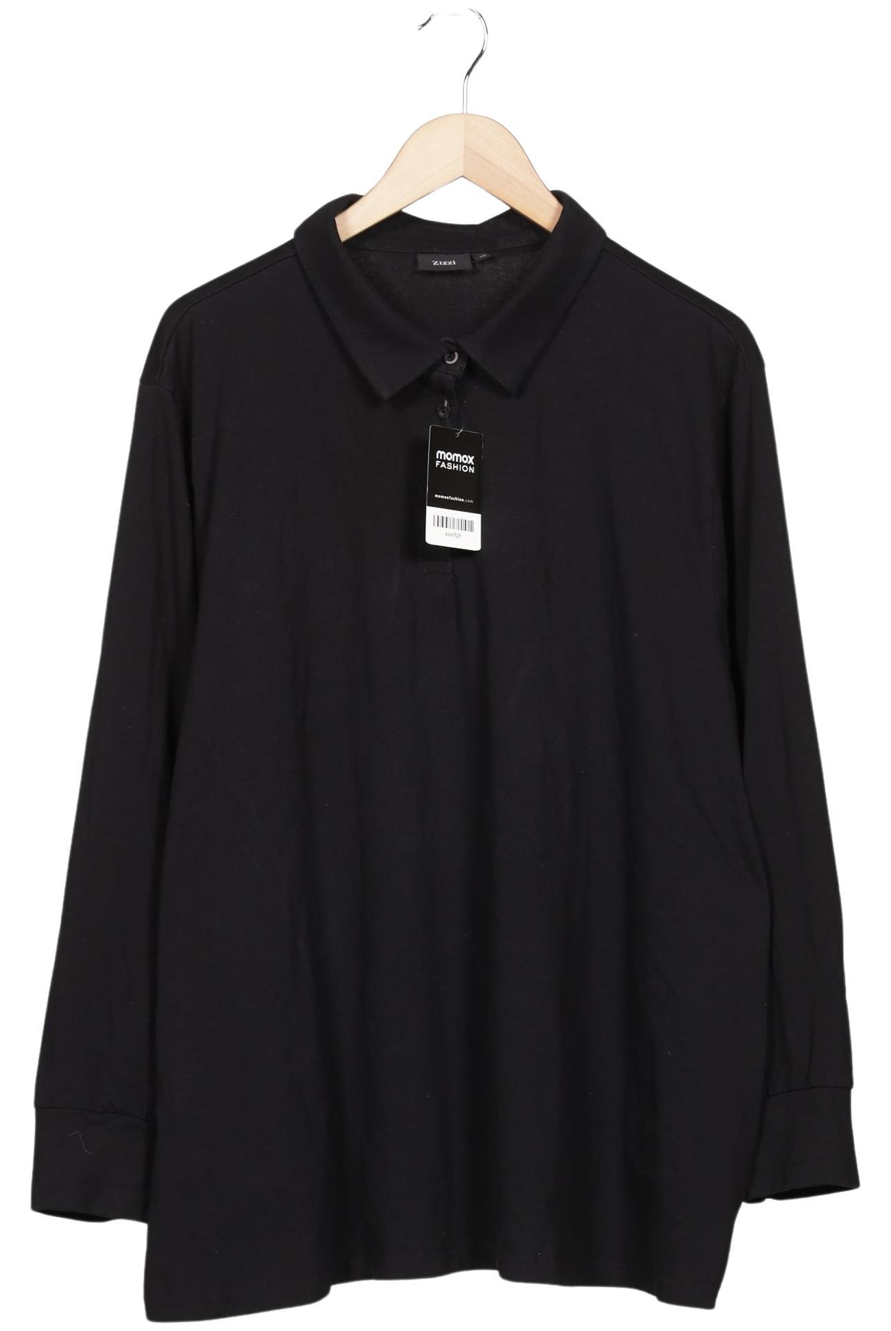 

Zizzi Damen Langarmshirt, schwarz, Gr. 44