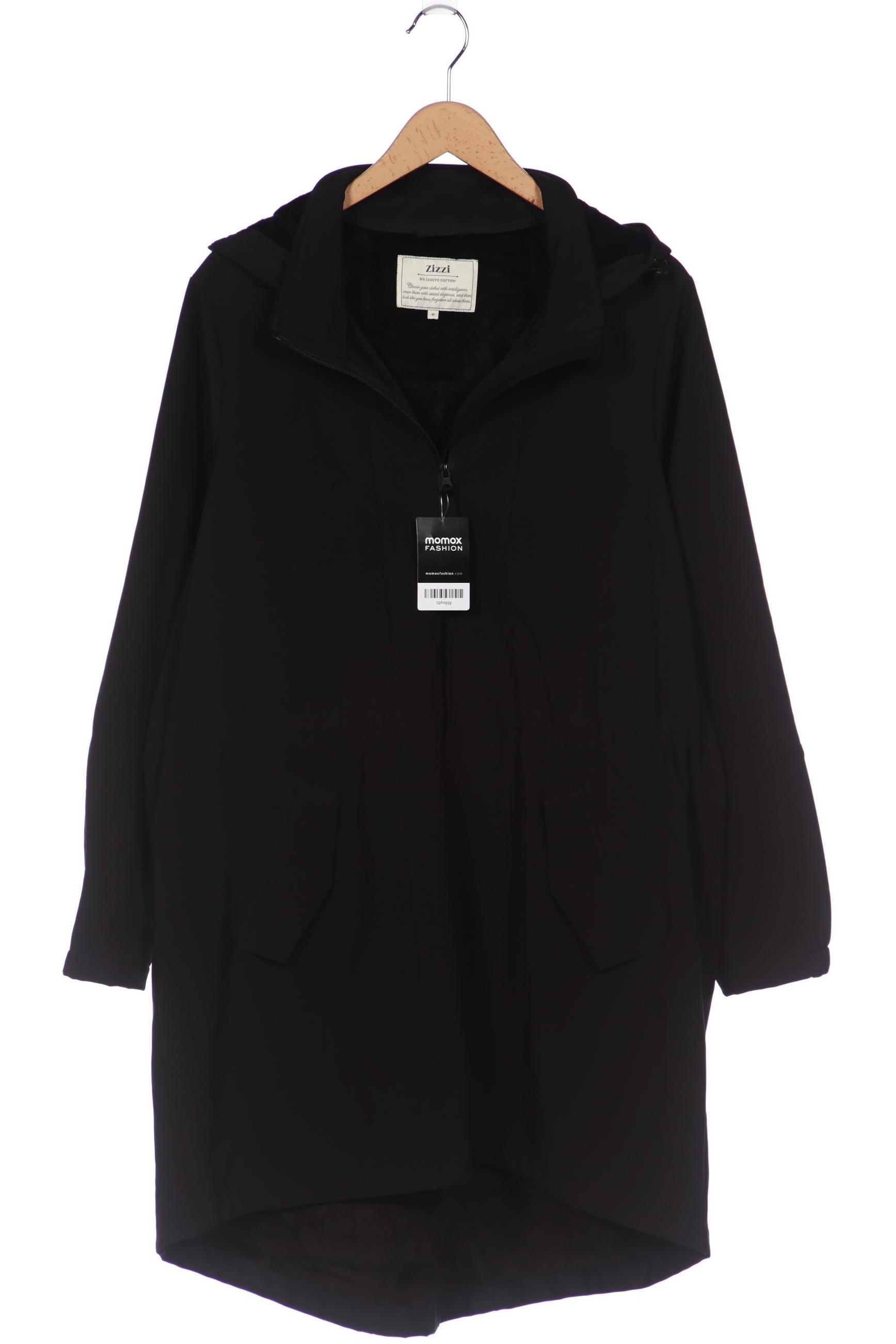 

Zizzi Damen Mantel, schwarz, Gr. 38
