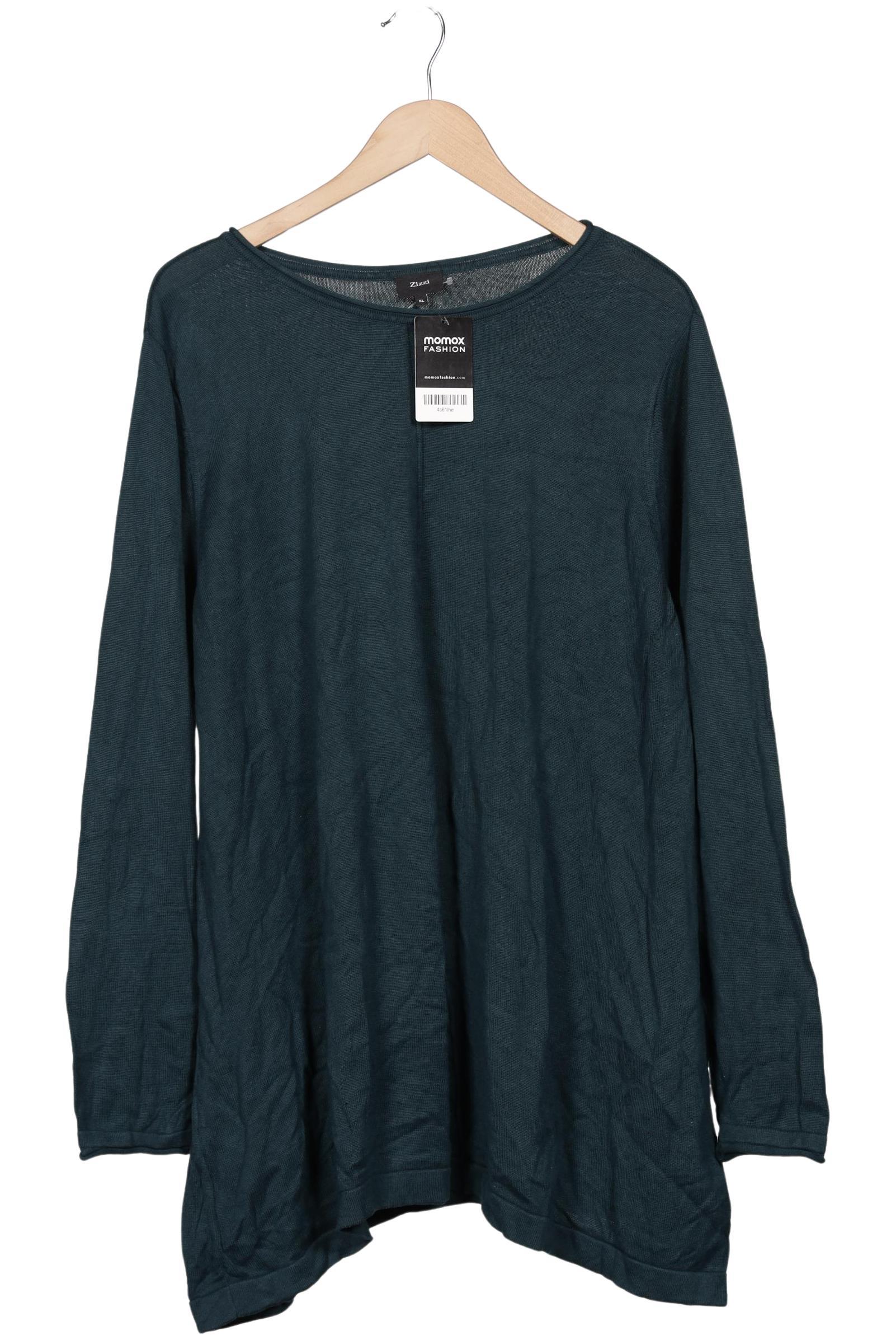 

Zizzi Damen Pullover, türkis, Gr. 44