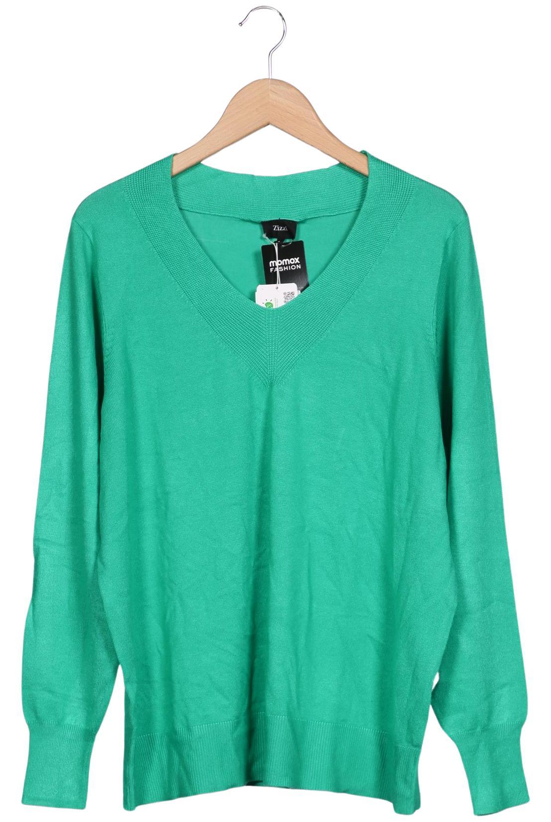 

Zizzi Damen Pullover, grün, Gr. 36