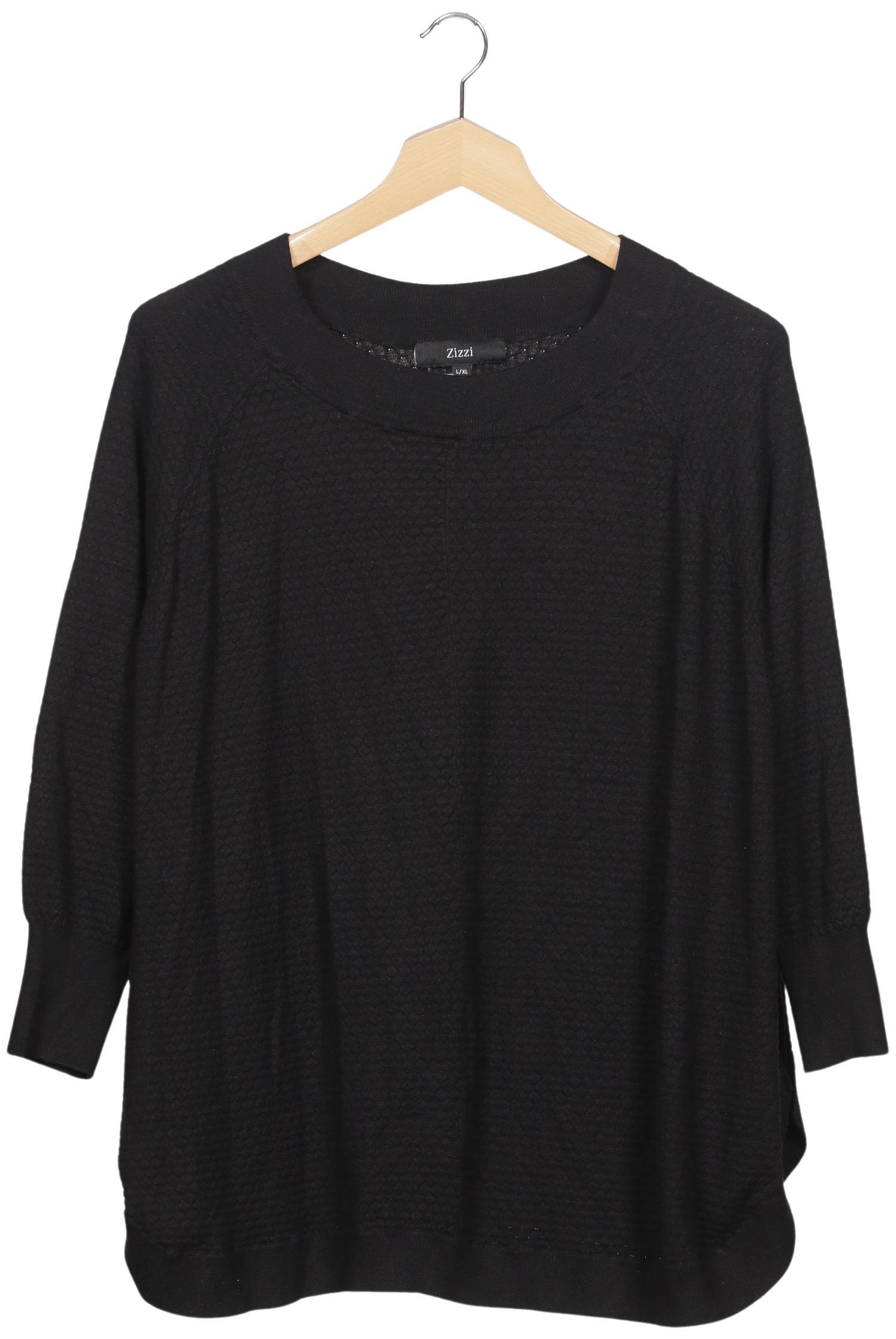 

Zizzi Damen Pullover, schwarz, Gr. 42
