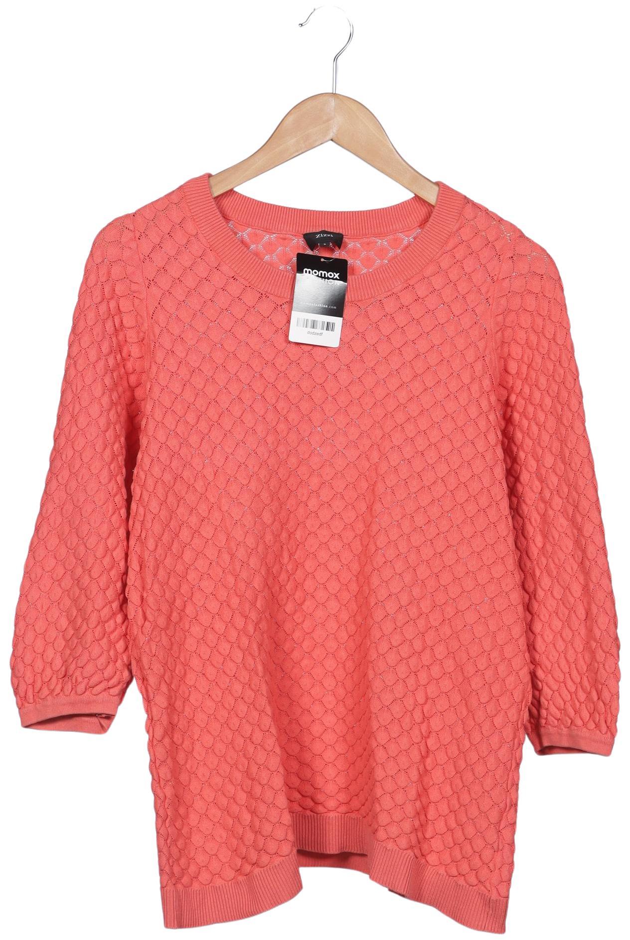 

Zizzi Damen Pullover, orange, Gr. 36