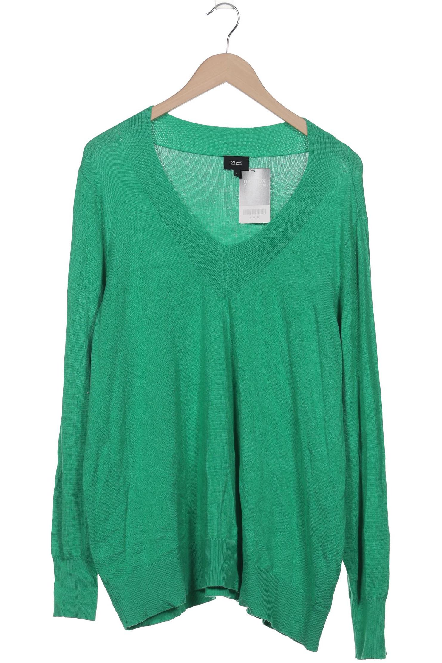 

Zizzi Damen Pullover, grün, Gr. 42