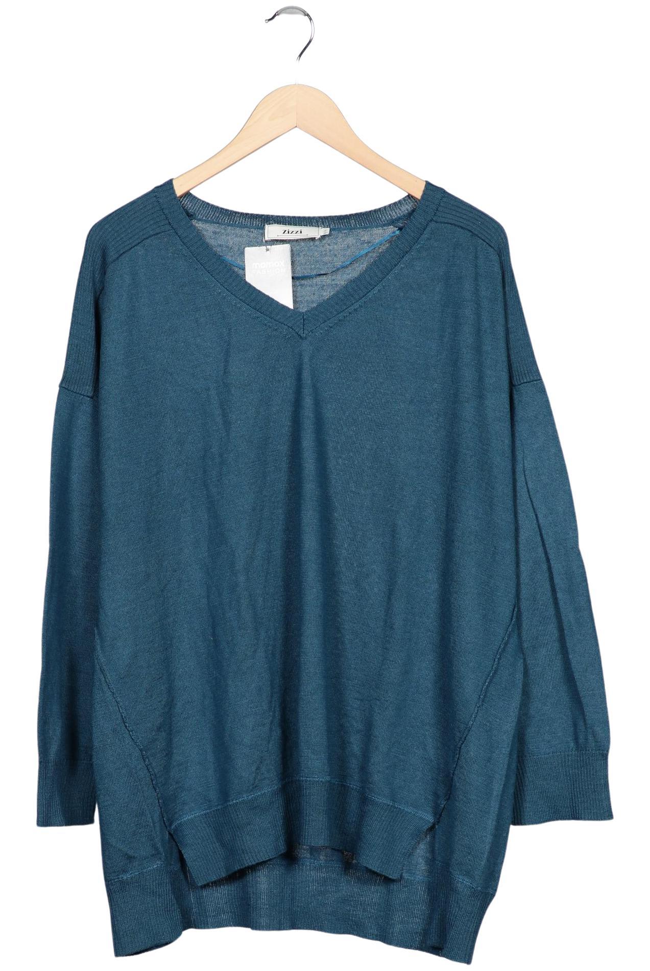 

Zizzi Damen Pullover, türkis, Gr. 42