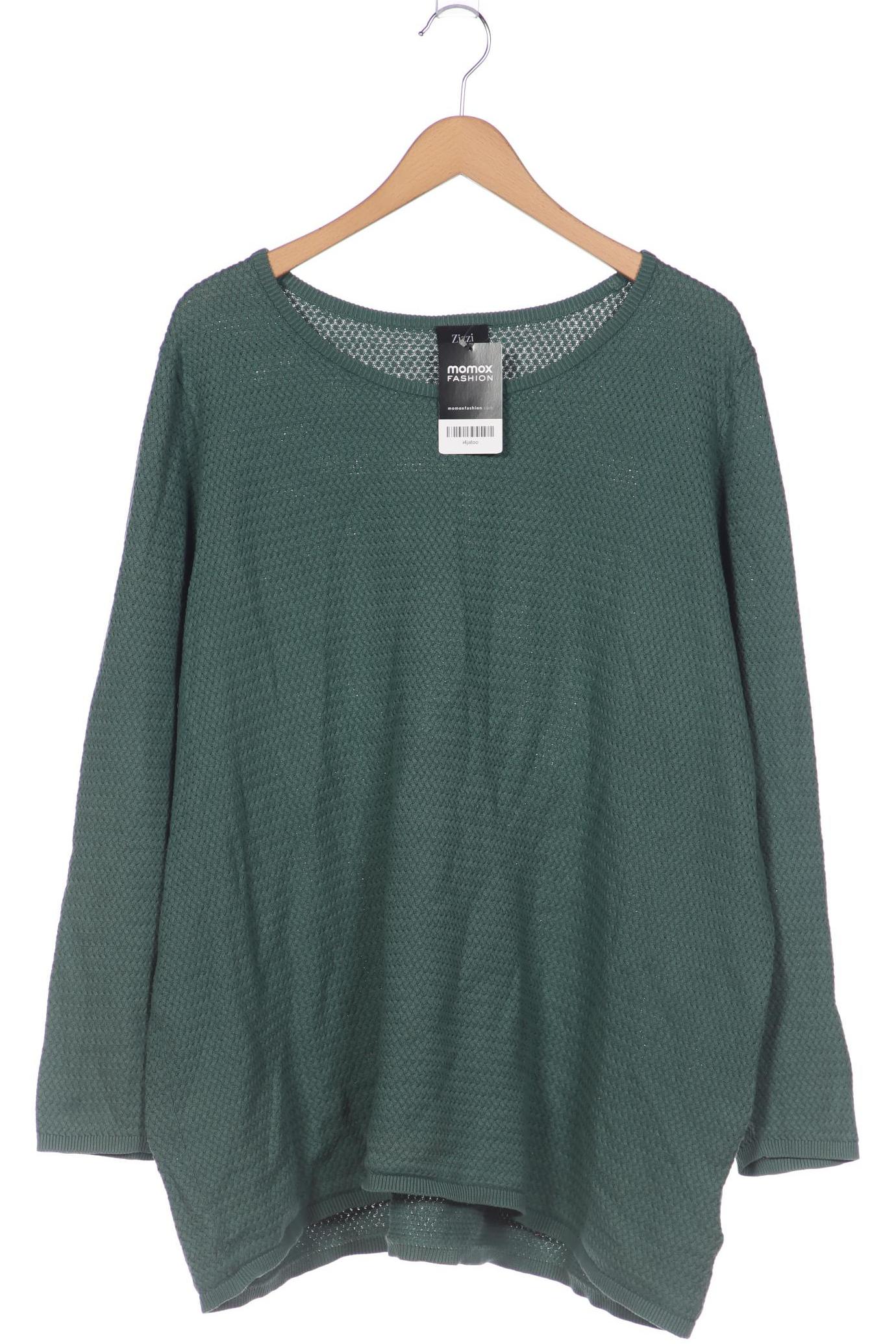 

Zizzi Damen Pullover, türkis, Gr. 44