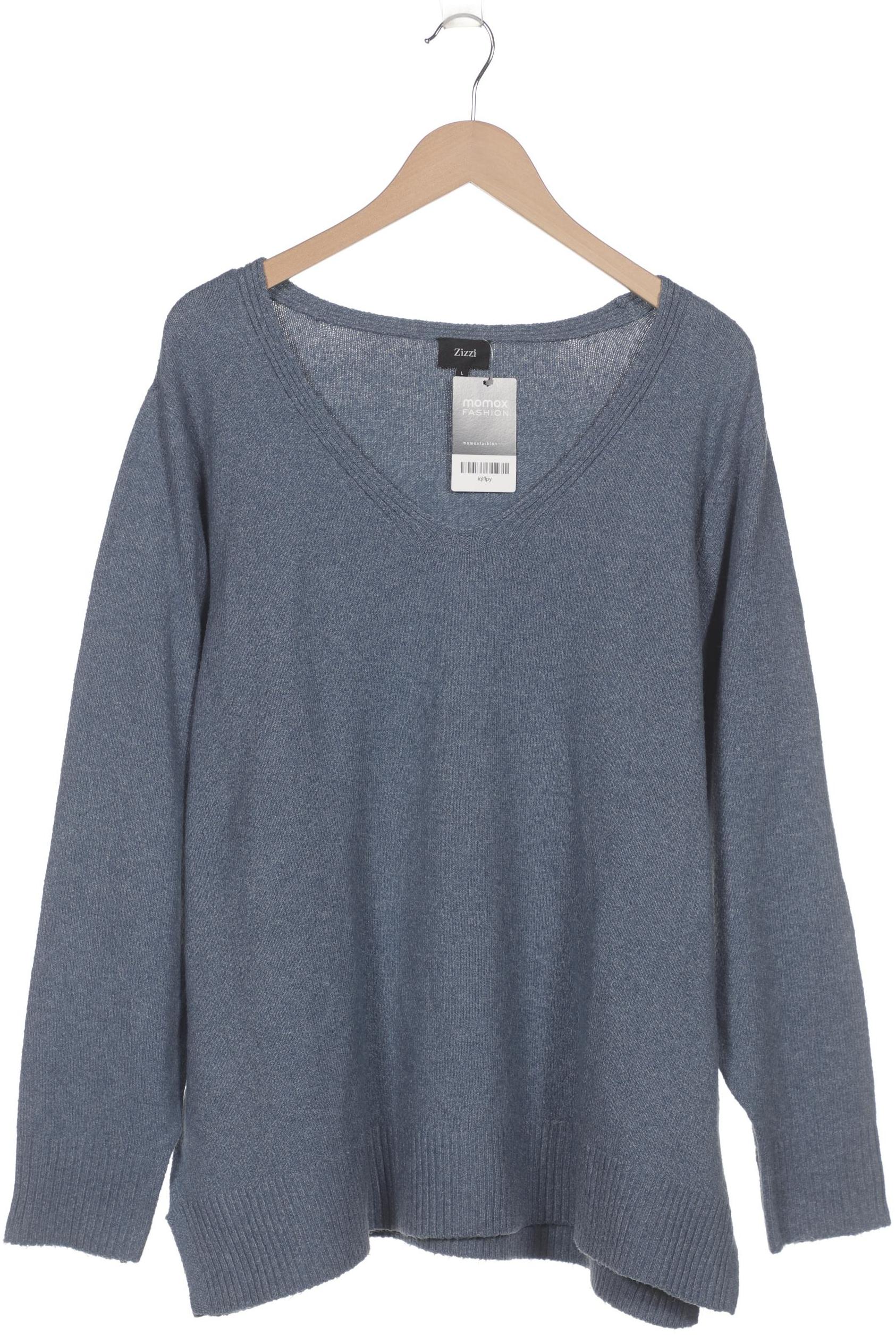 

Zizzi Damen Pullover, blau, Gr. 42
