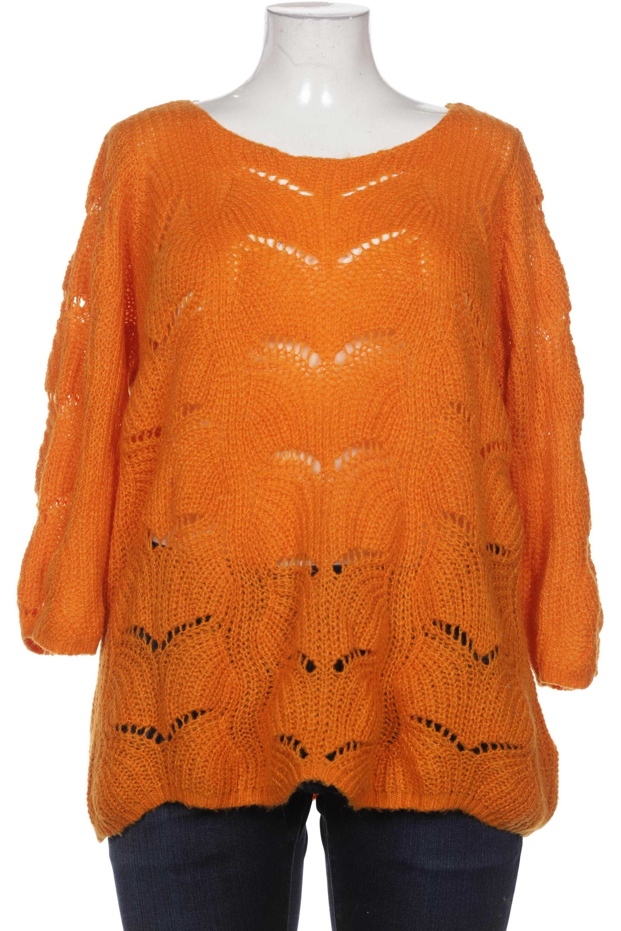 

Zizzi Damen Pullover, orange, Gr. 42