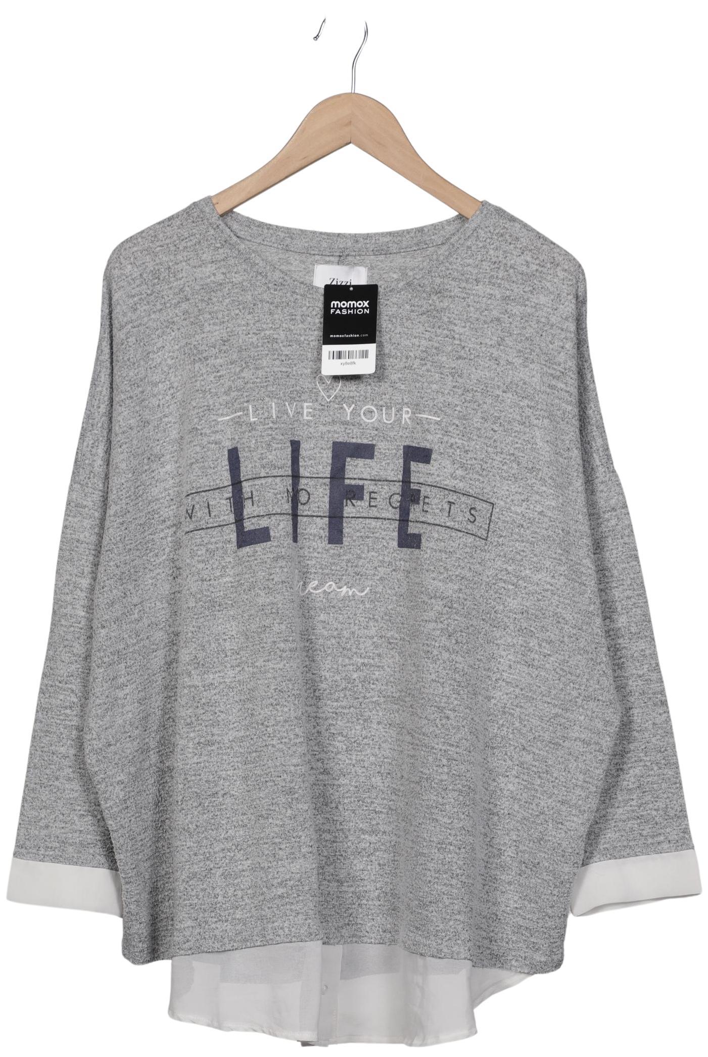 

Zizzi Damen Pullover, grau, Gr. 42