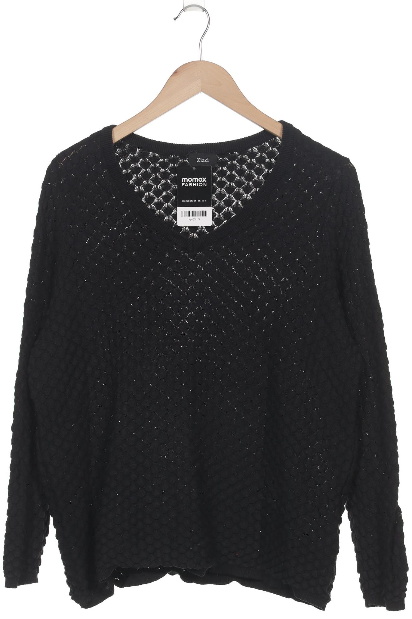 

Zizzi Damen Pullover, schwarz, Gr. 38