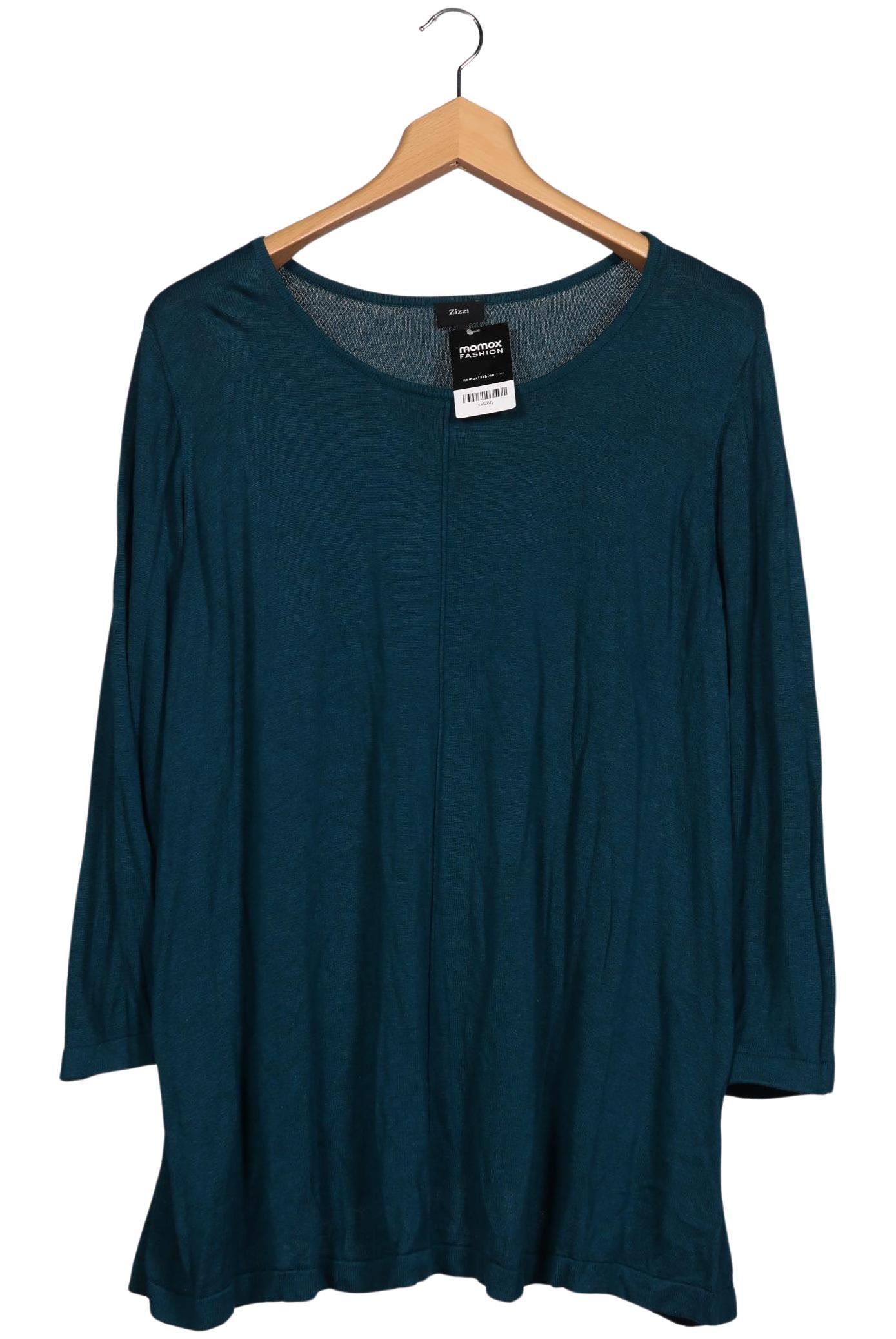 

Zizzi Damen Pullover, türkis, Gr. 46