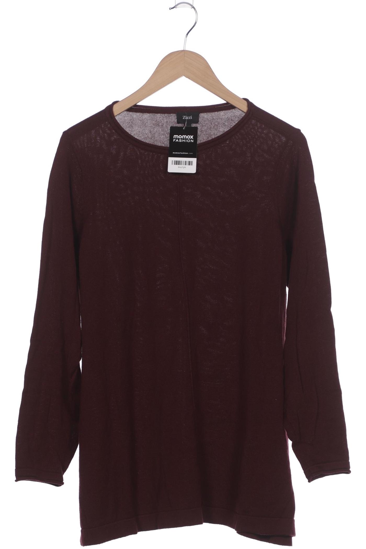 

Zizzi Damen Pullover, bordeaux, Gr. 36