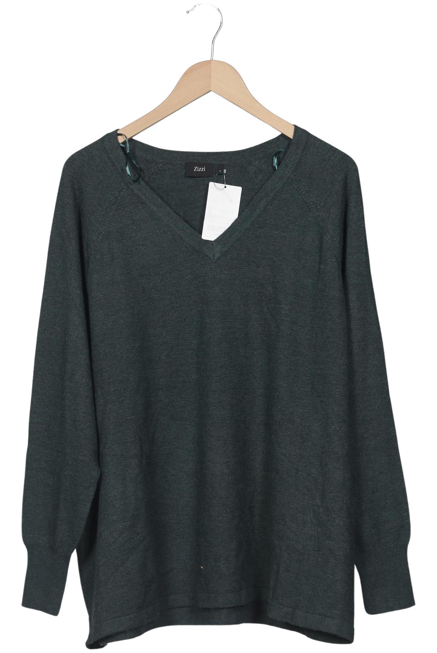 

Zizzi Damen Pullover, grün, Gr. 42