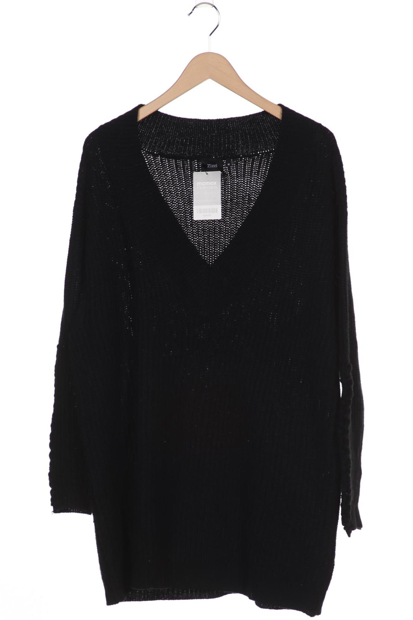 

Zizzi Damen Pullover, schwarz, Gr. 38