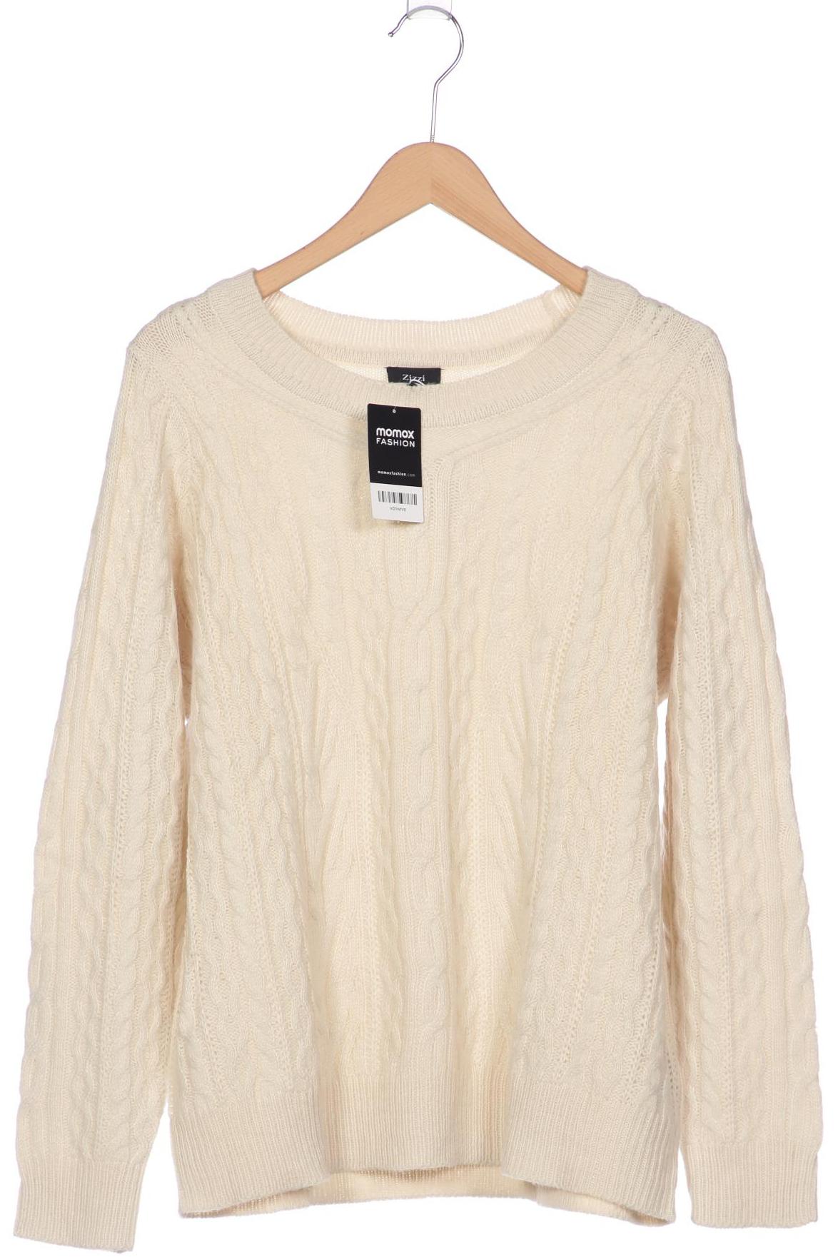 

Zizzi Damen Pullover, cremeweiß, Gr. 36