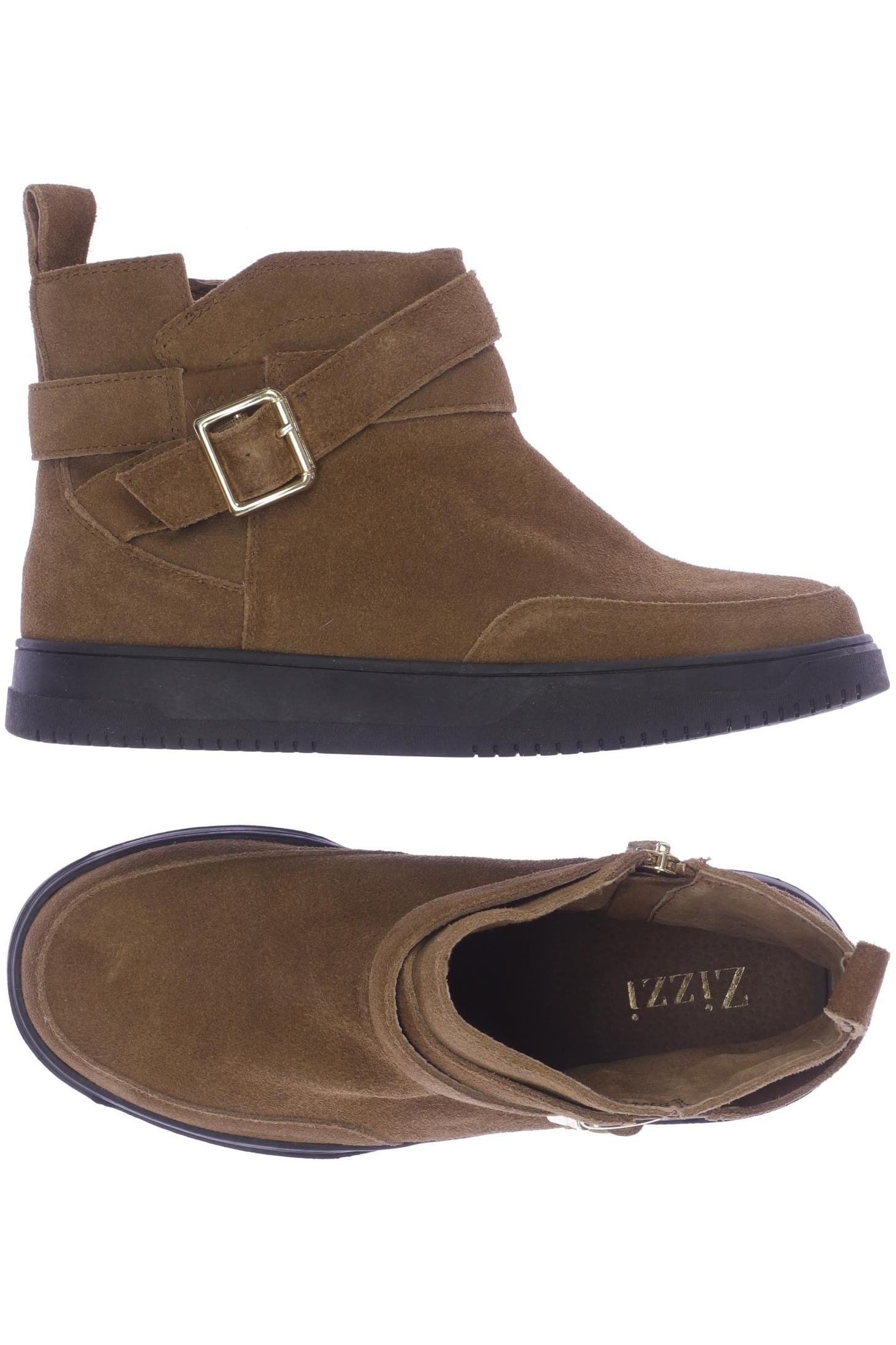 

Zizzi Damen Stiefelette, braun, Gr. 40