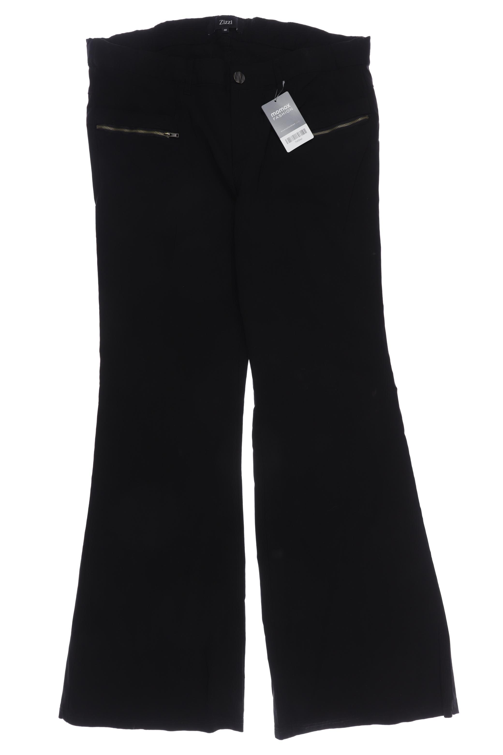 

Zizzi Damen Stoffhose, schwarz, Gr. 48