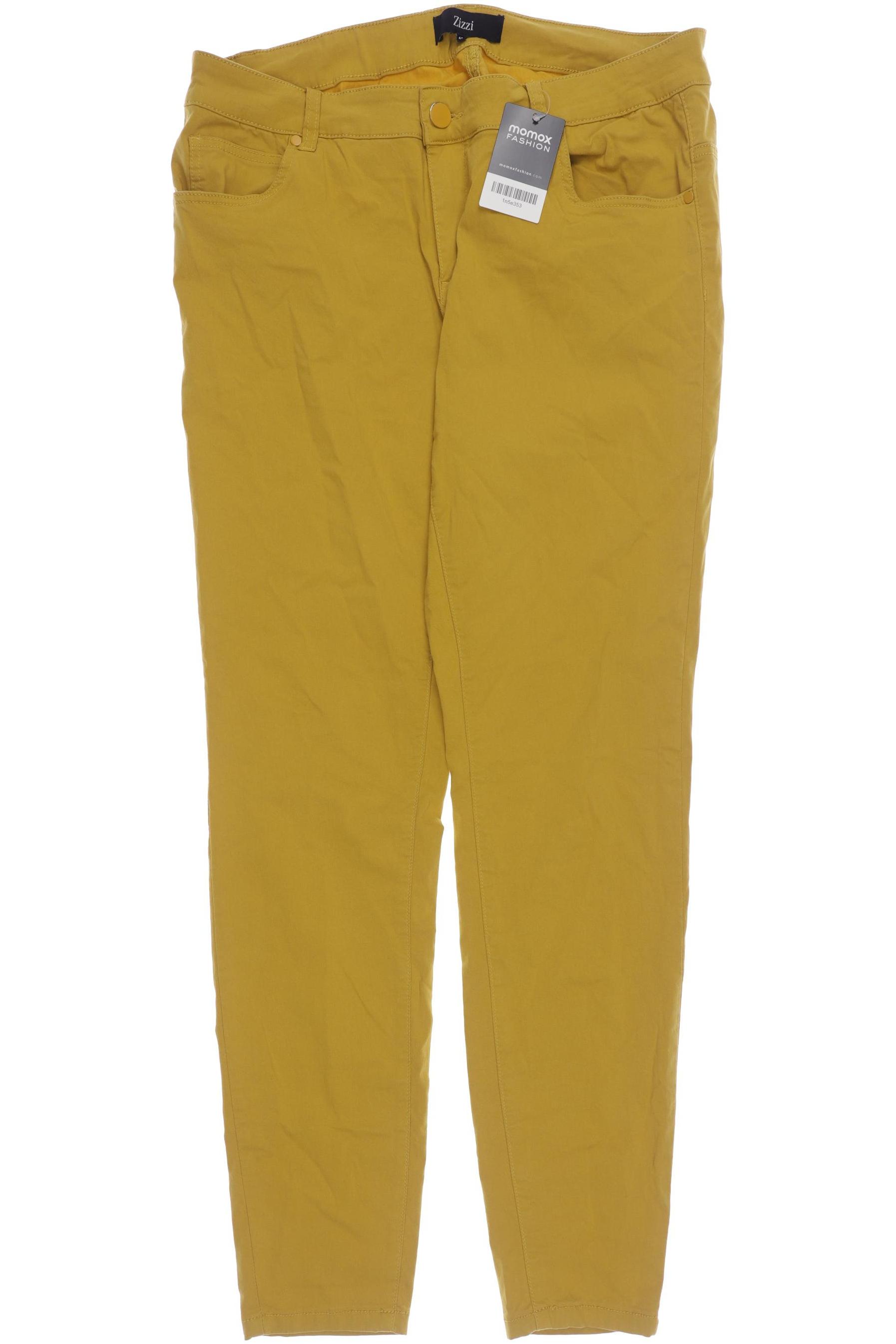 

Zizzi Damen Stoffhose, gelb, Gr. 48