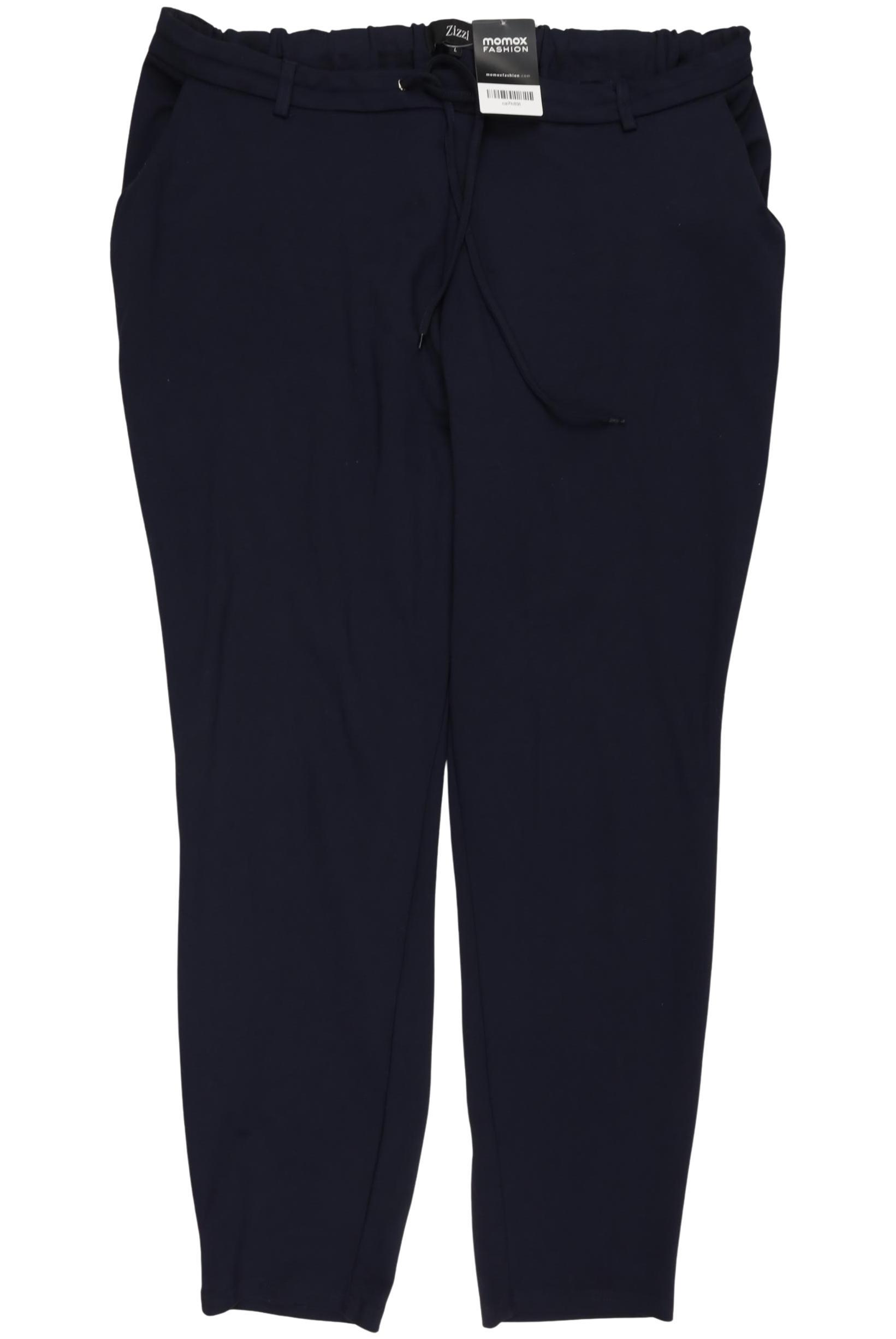 Thumbnail - Zizzi Damen Stoffhose, marineblau, Gr. 0