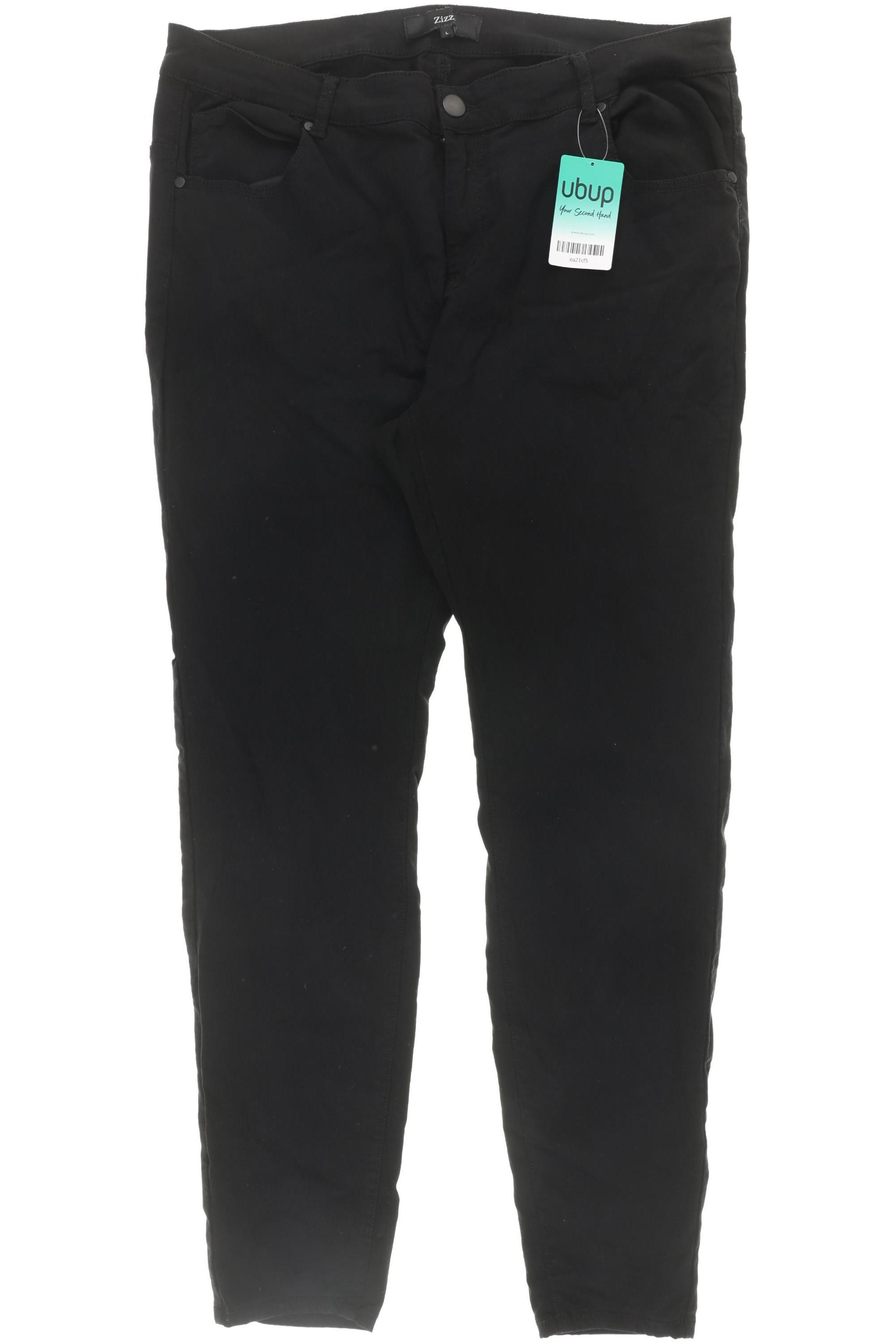 

Zizzi Damen Stoffhose, schwarz, Gr.