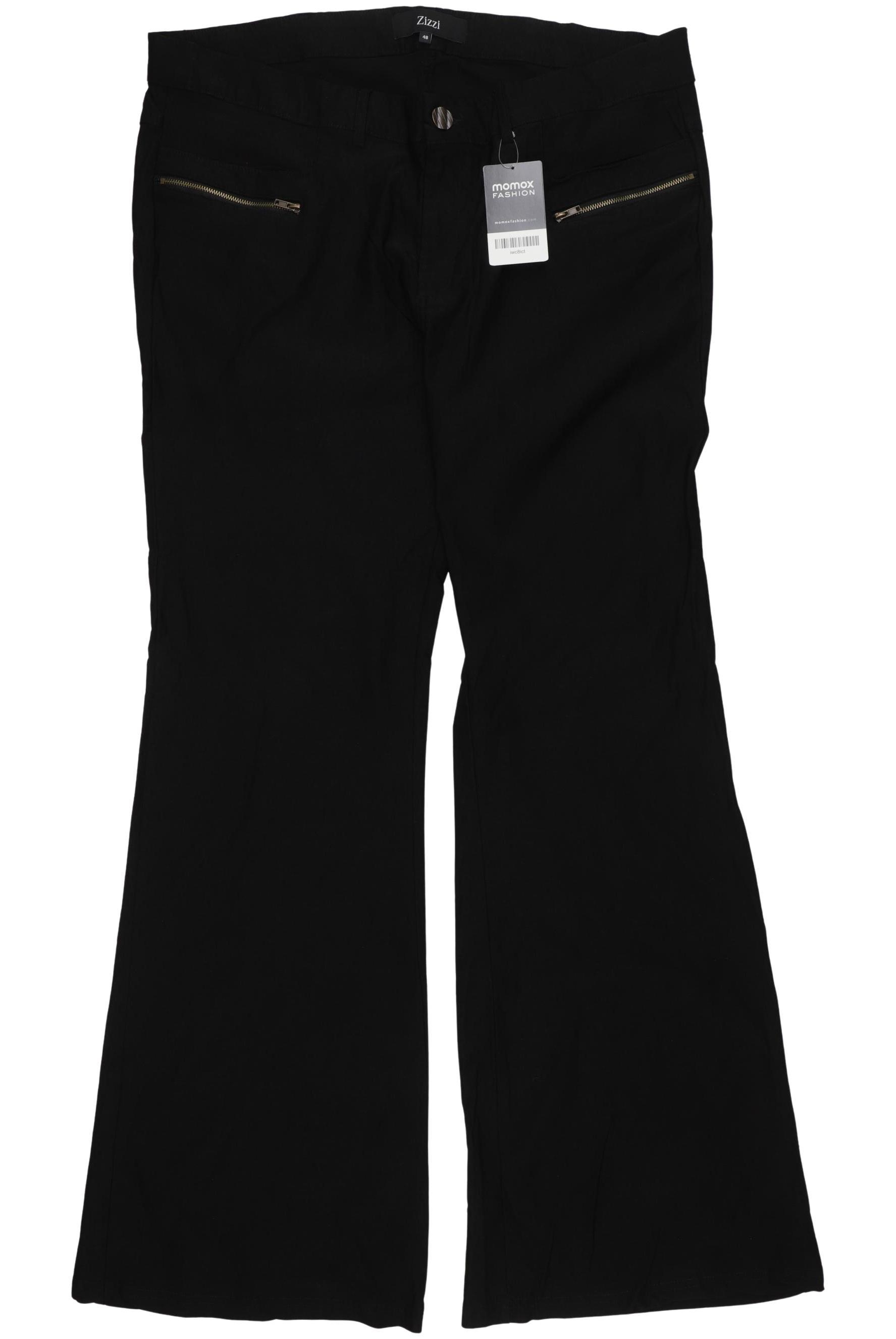 

Zizzi Damen Stoffhose, schwarz, Gr. 48