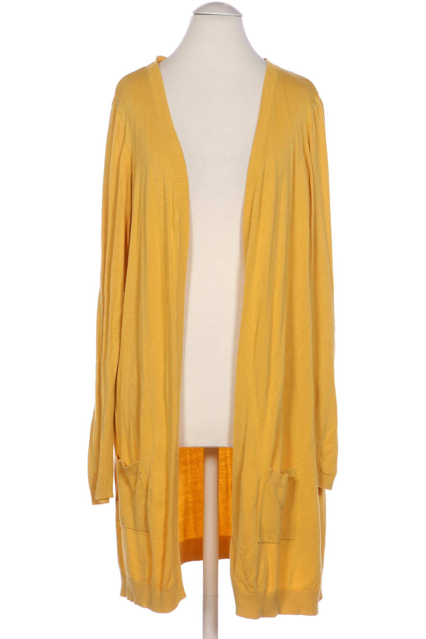 

Zizzi Damen Strickjacke, gelb, Gr. 36