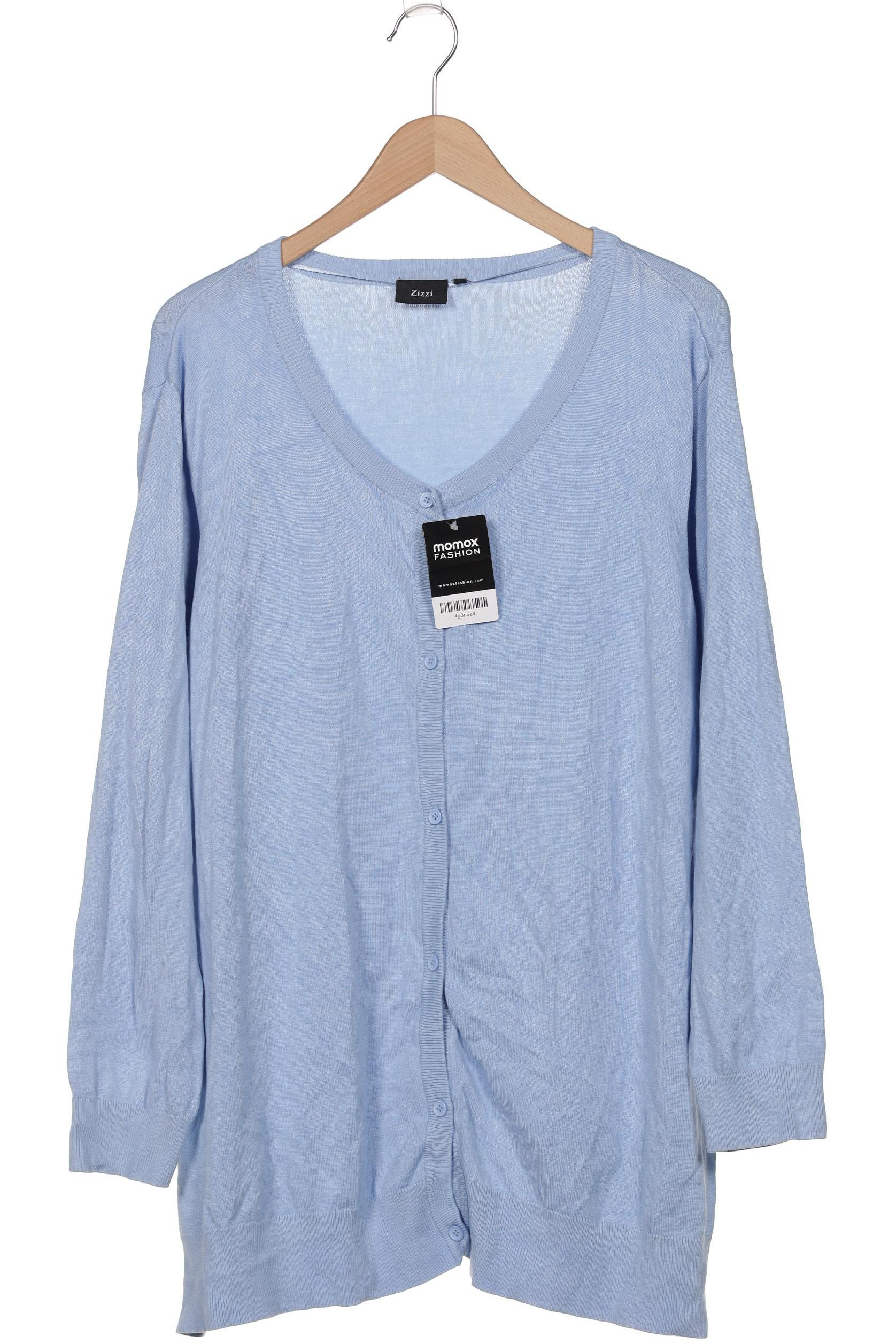 

Zizzi Damen Strickjacke, hellblau, Gr. 46