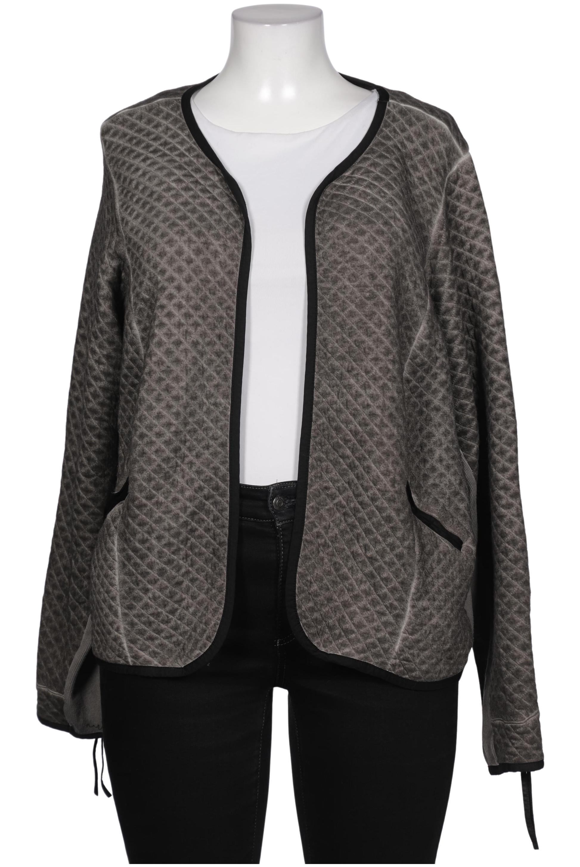 

Zizzi Damen Strickjacke, grau, Gr. 44