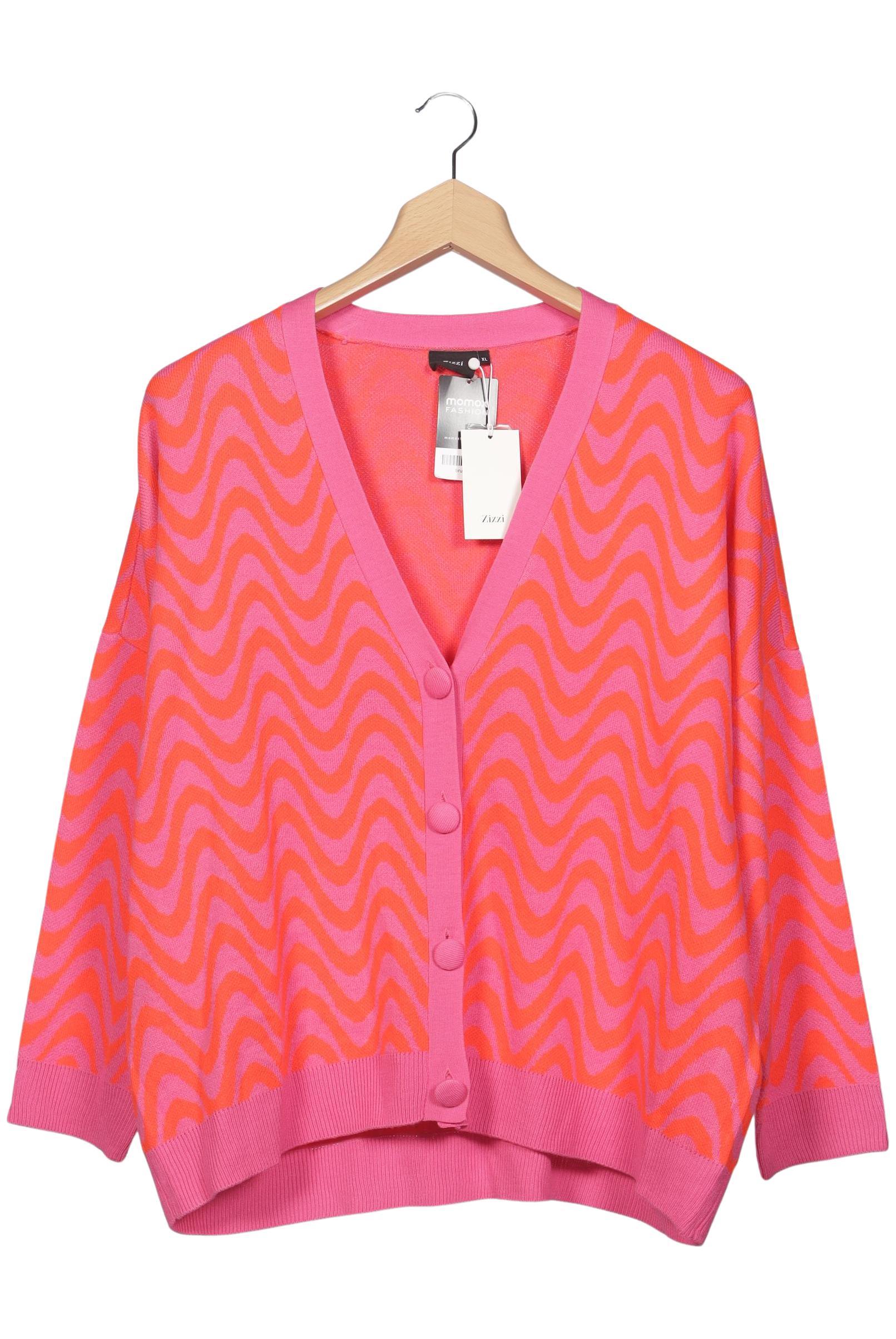 

Zizzi Damen Strickjacke, pink, Gr. 44