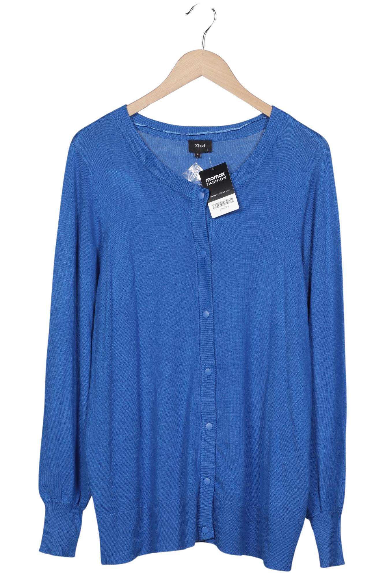 

Zizzi Damen Strickjacke, blau, Gr. 36