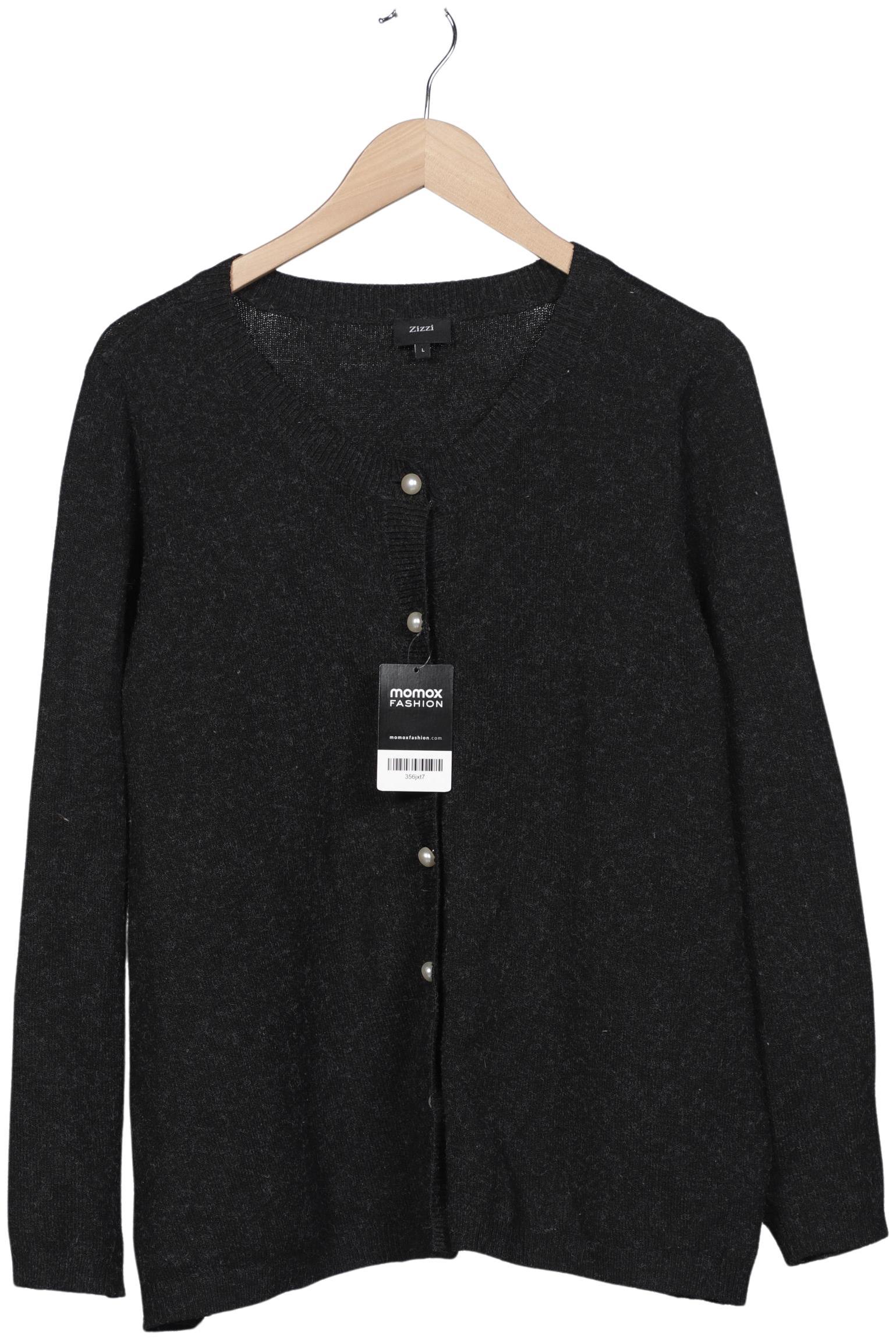 

Zizzi Damen Strickjacke, grau, Gr. 42