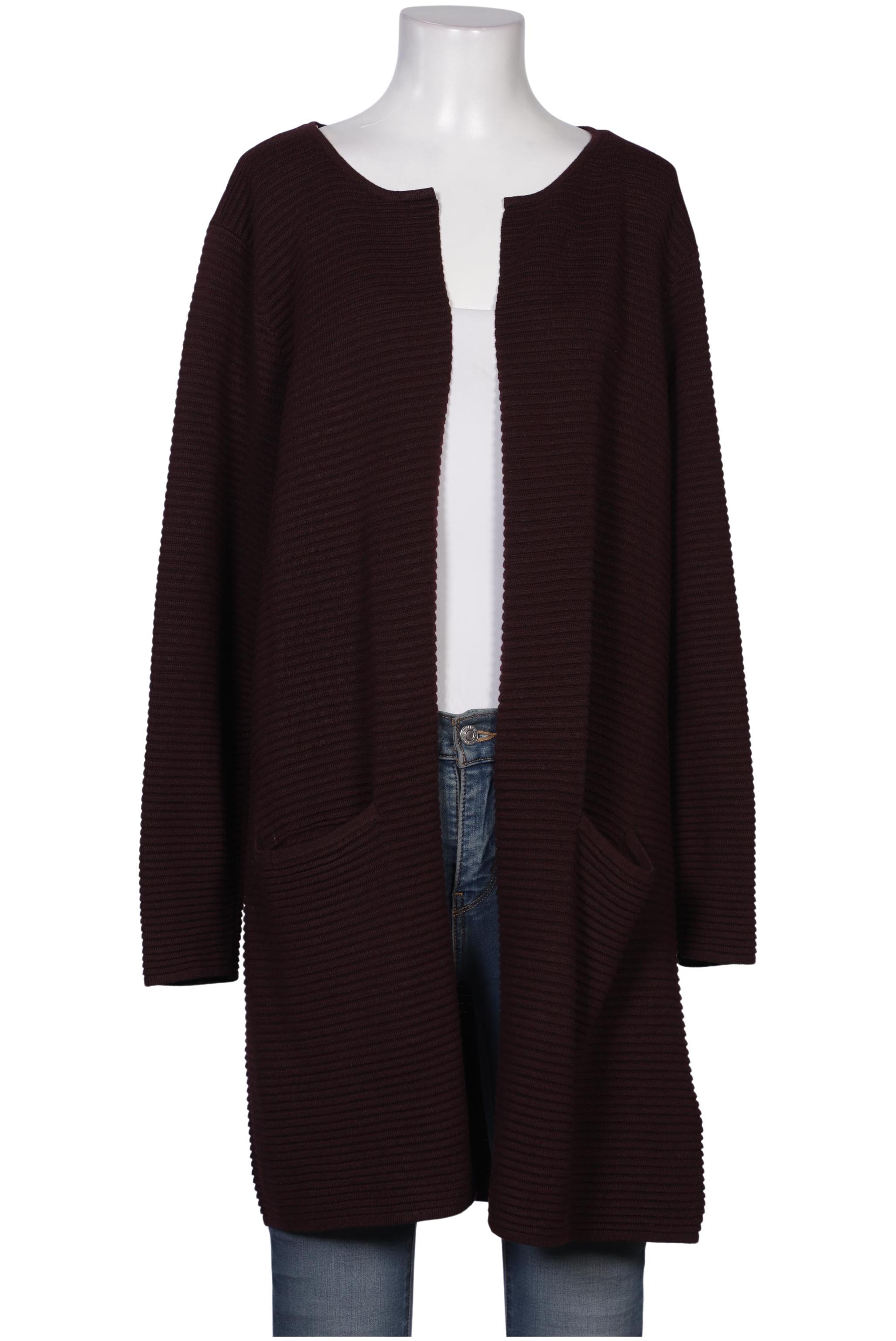 

Zizzi Damen Strickjacke, bordeaux, Gr. 38