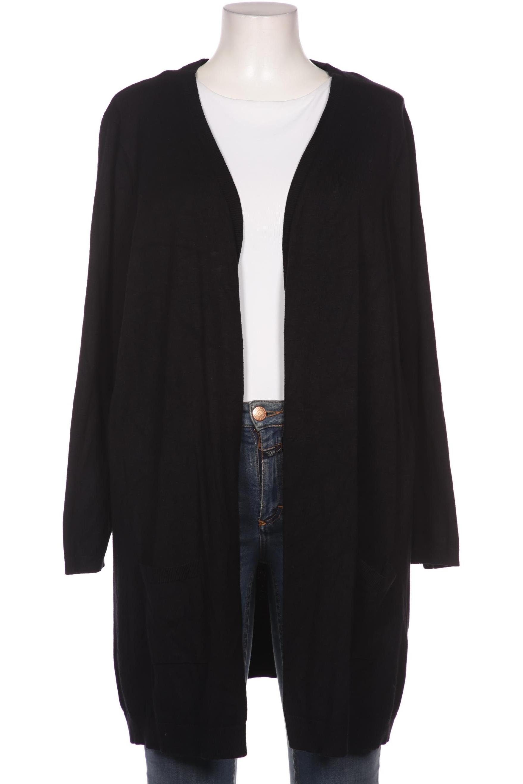 

Zizzi Damen Strickjacke, schwarz, Gr. 44