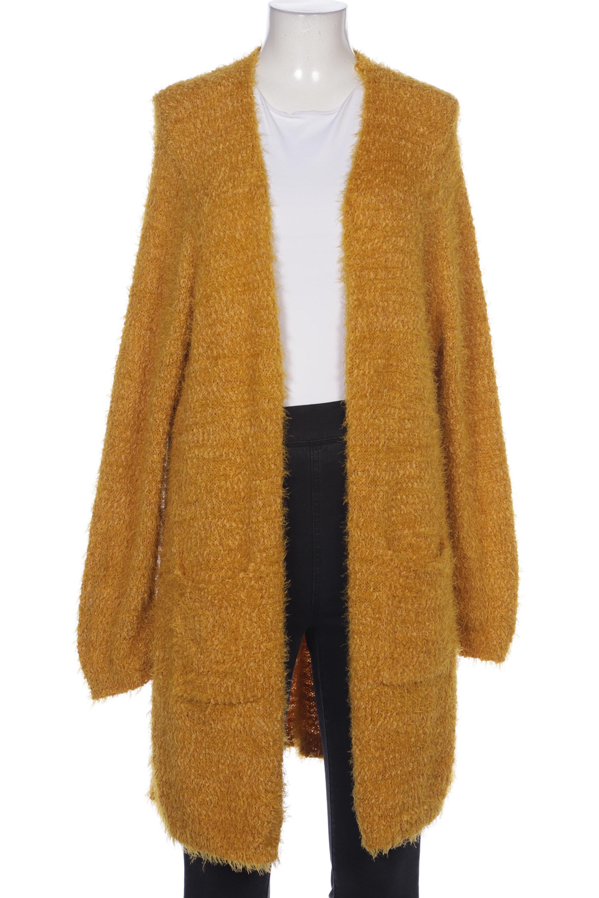 

Zizzi Damen Strickjacke, gelb, Gr. 42