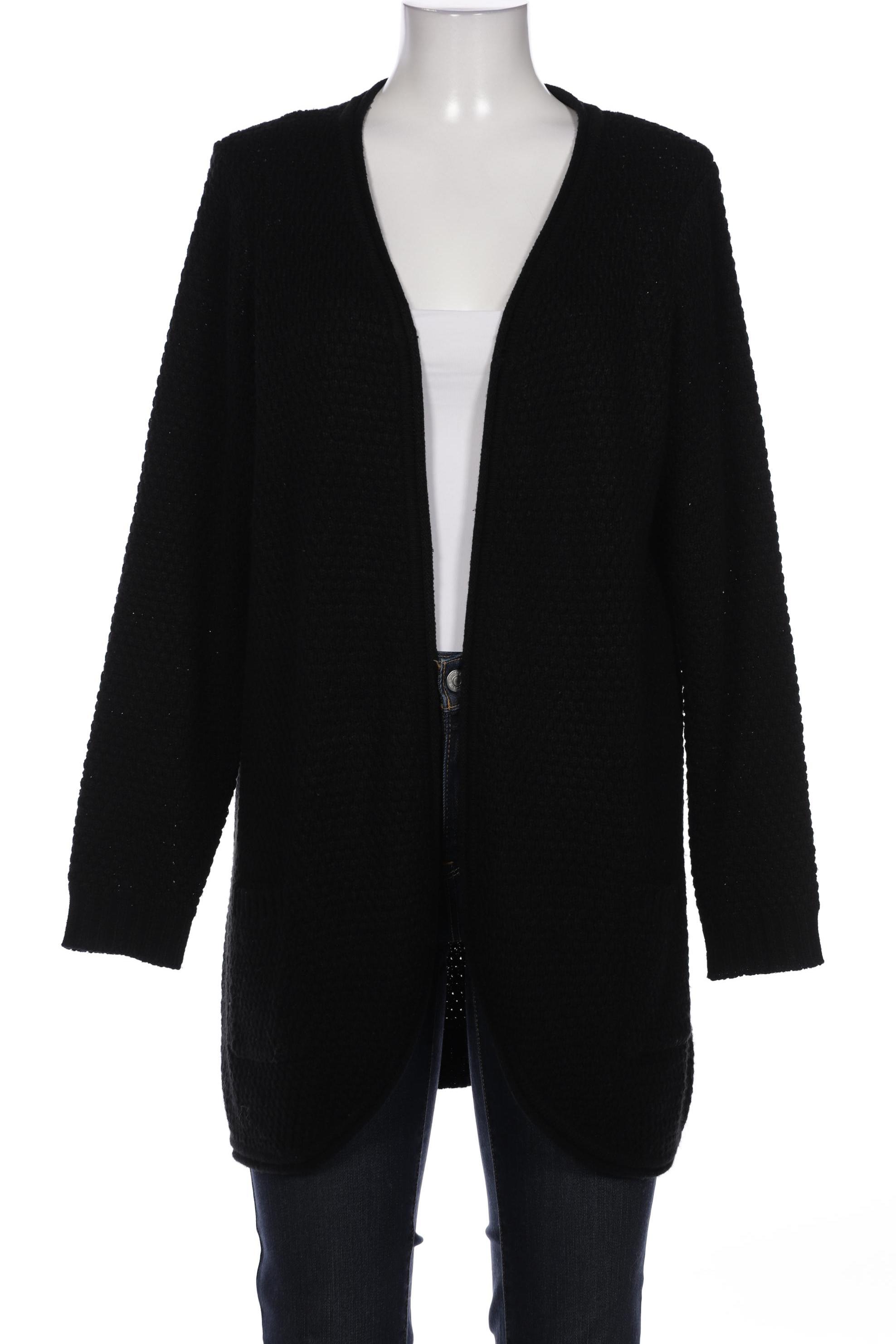 

Zizzi Damen Strickjacke, schwarz, Gr. 38