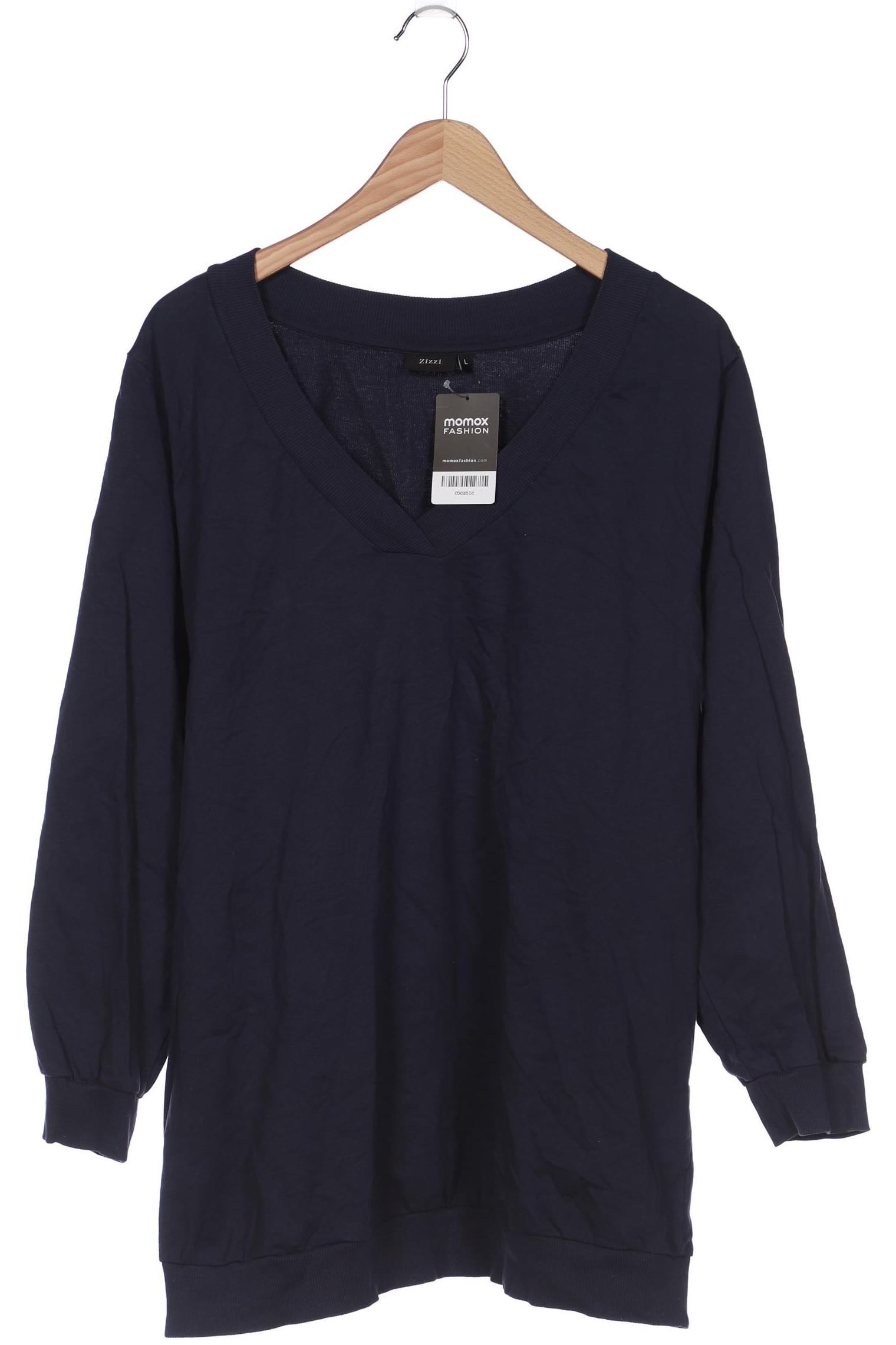 

Zizzi Damen Sweatshirt, blau, Gr. 42