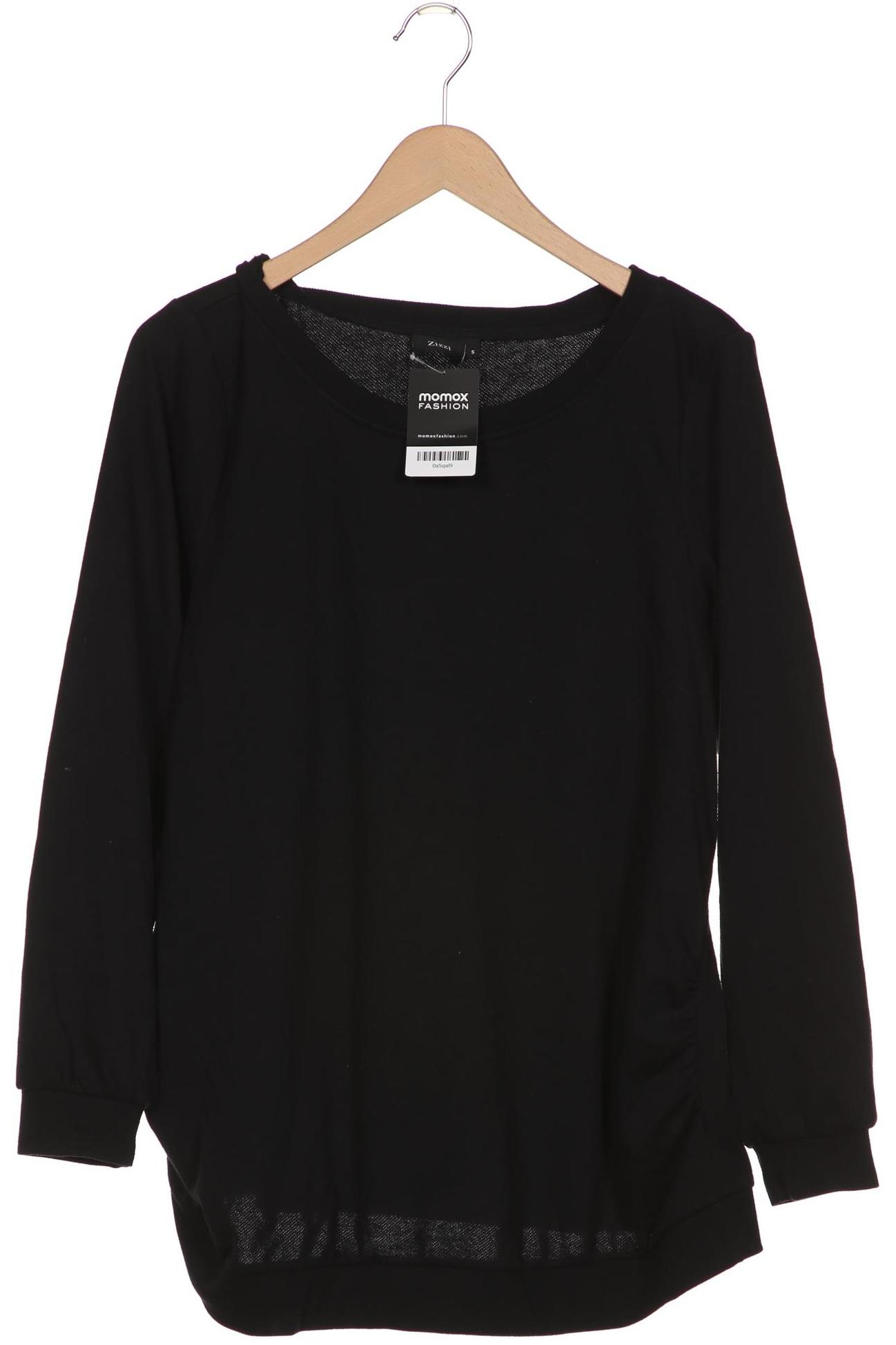 

Zizzi Damen Sweatshirt, schwarz