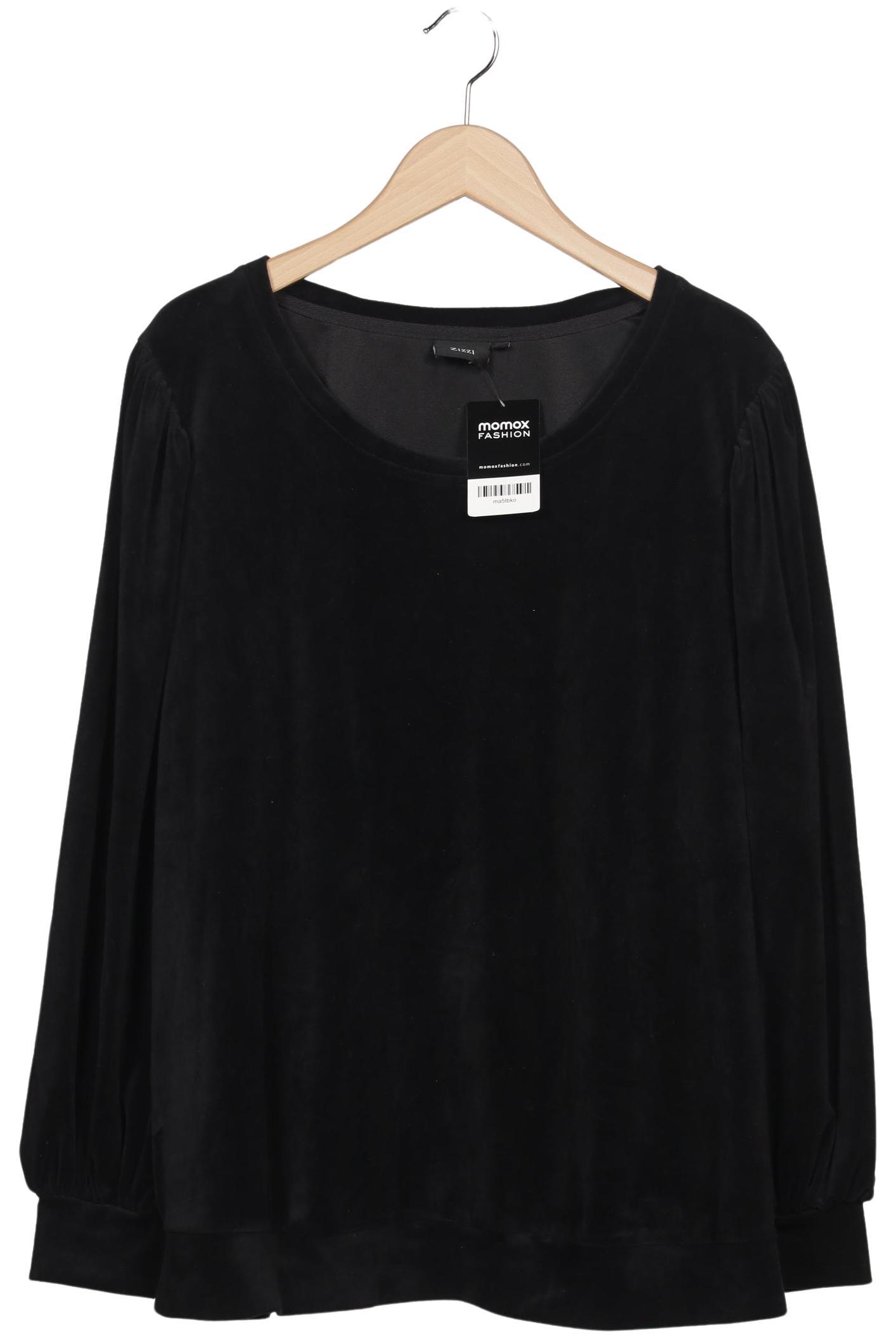 

Zizzi Damen Sweatshirt, schwarz, Gr. 38