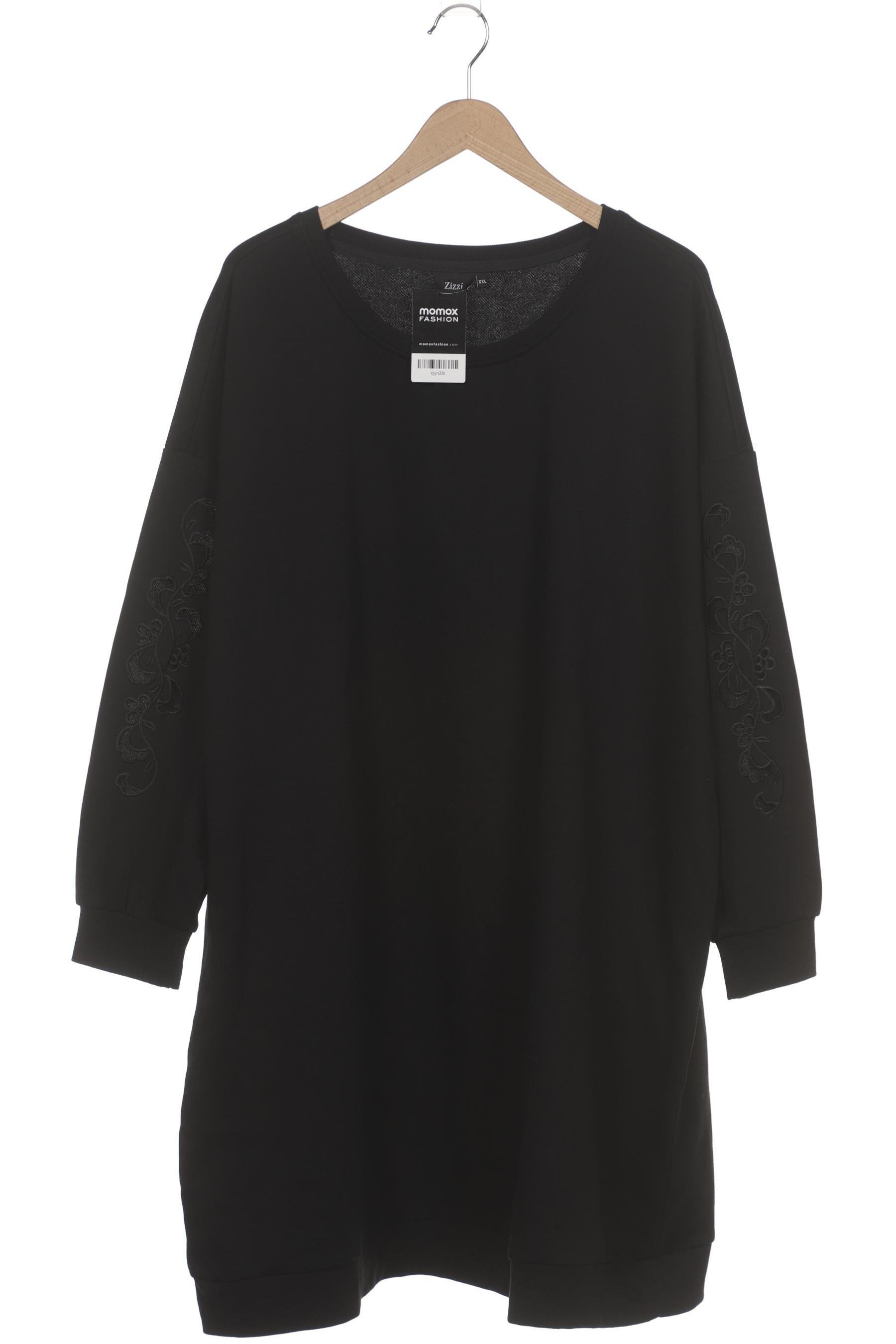 

Zizzi Damen Sweatshirt, schwarz, Gr. 46