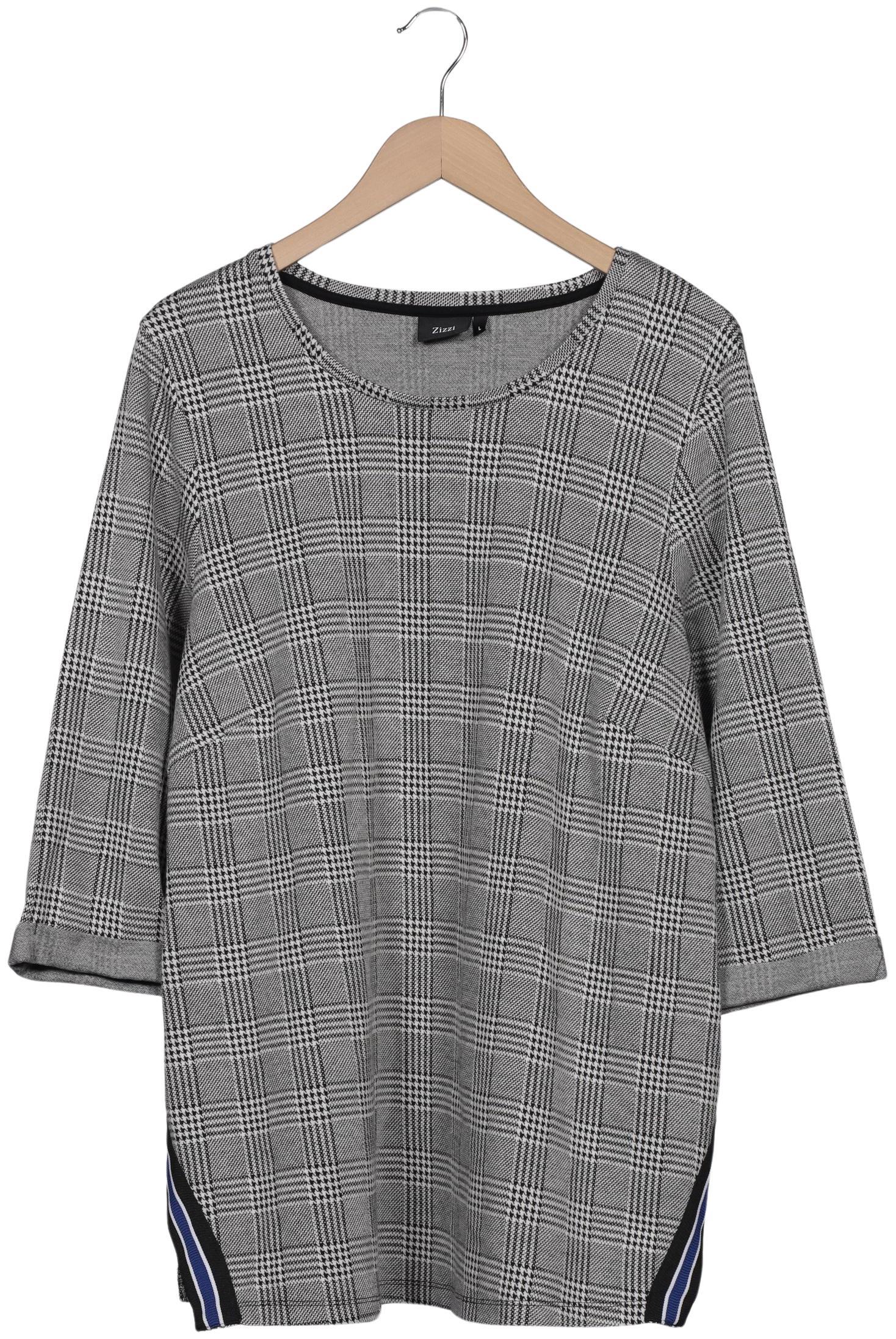 

Zizzi Damen Sweatshirt, grau, Gr. 42