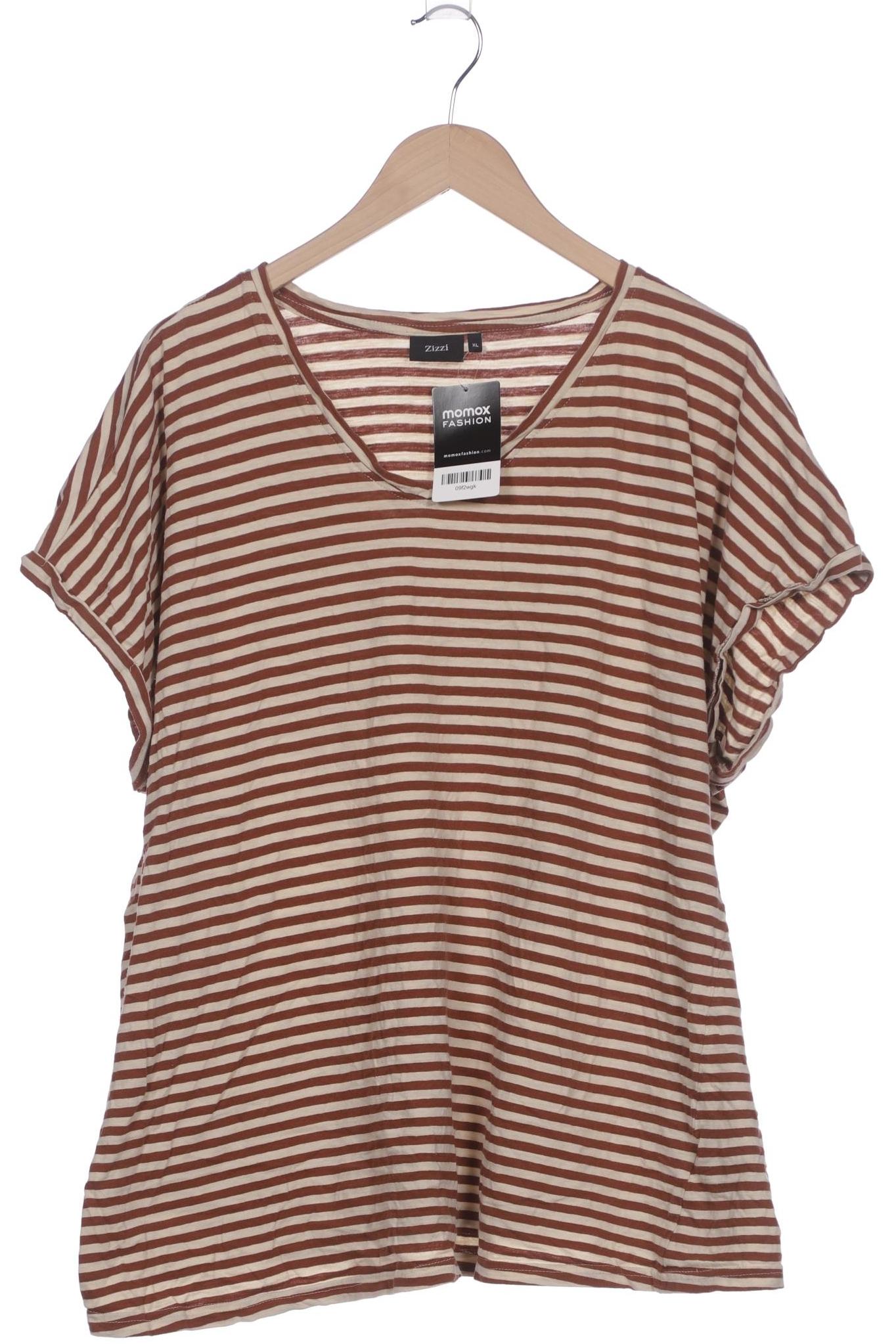 

Zizzi Damen T-Shirt, braun, Gr. 44