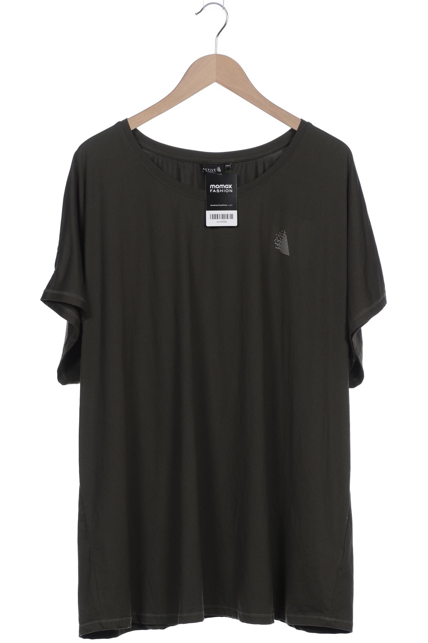 

Zizzi Damen T-Shirt, grün, Gr. 46