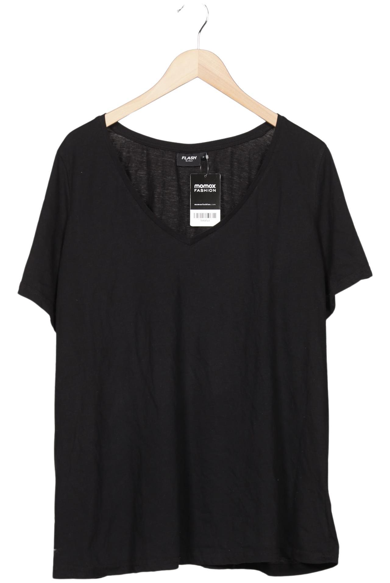 

Zizzi Damen T-Shirt, schwarz, Gr. 44